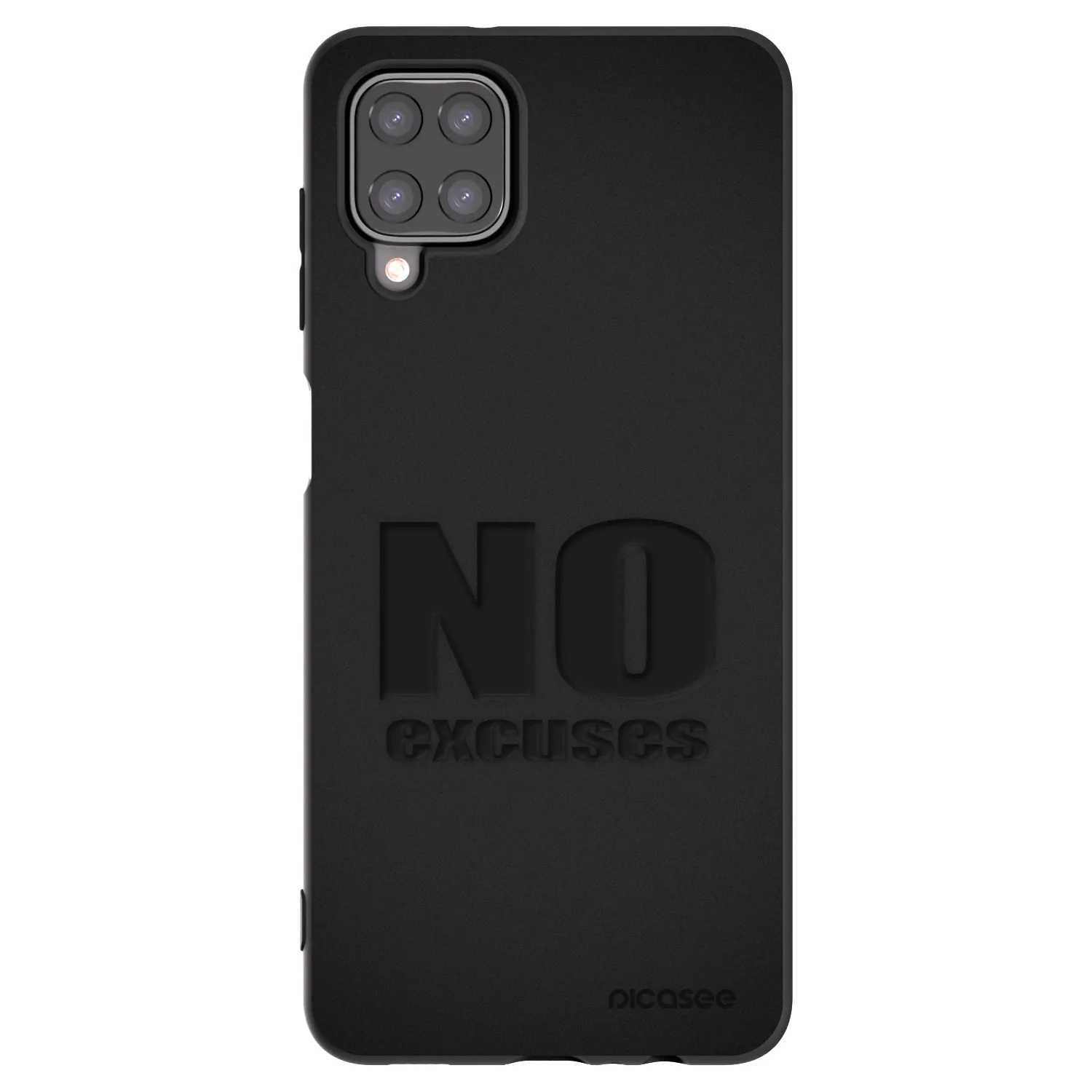 Picasee silikonový černý obal pro Samsung Galaxy M12 M127F - No Excuses