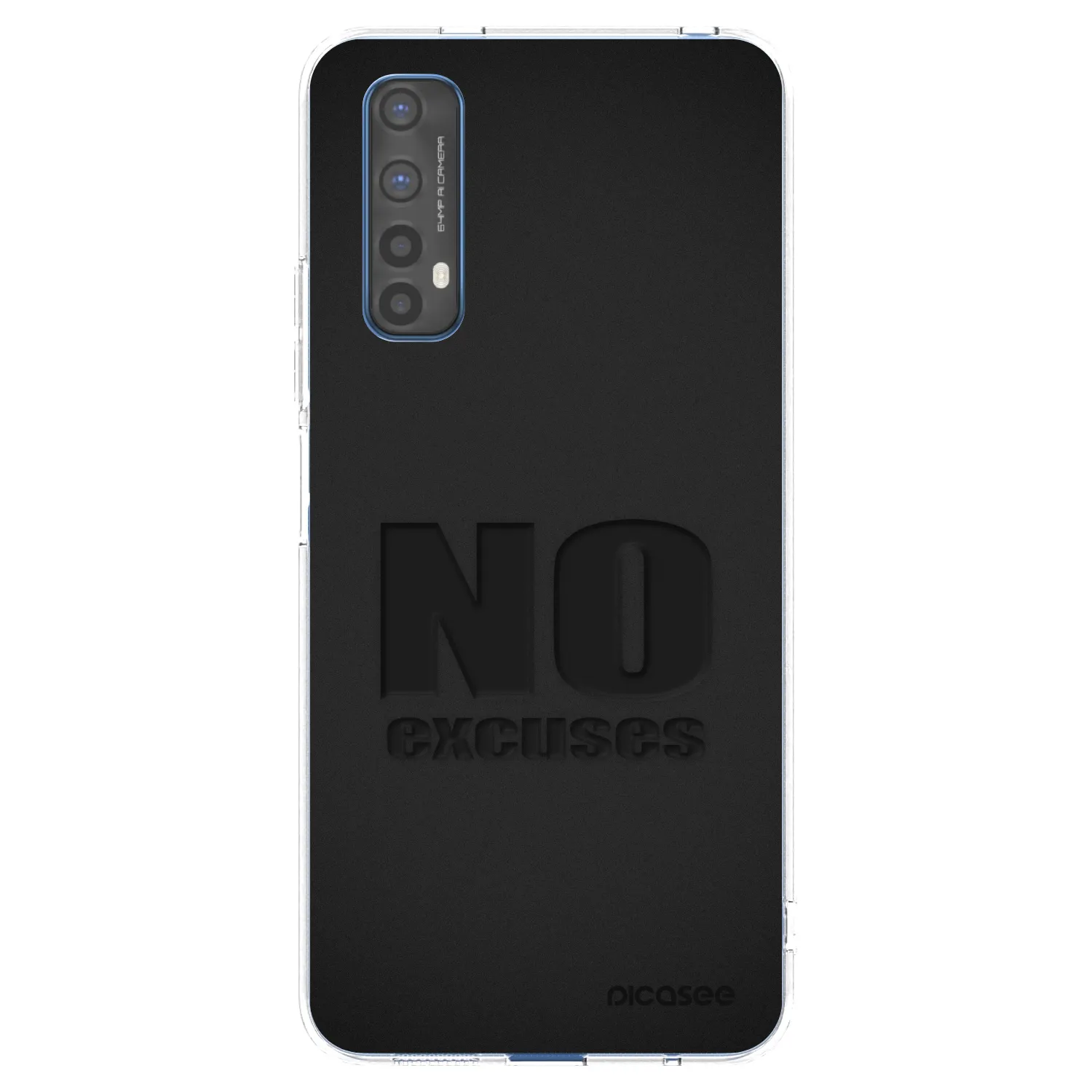Picasee silikonový průhledný obal pro Realme 7 - No Excuses