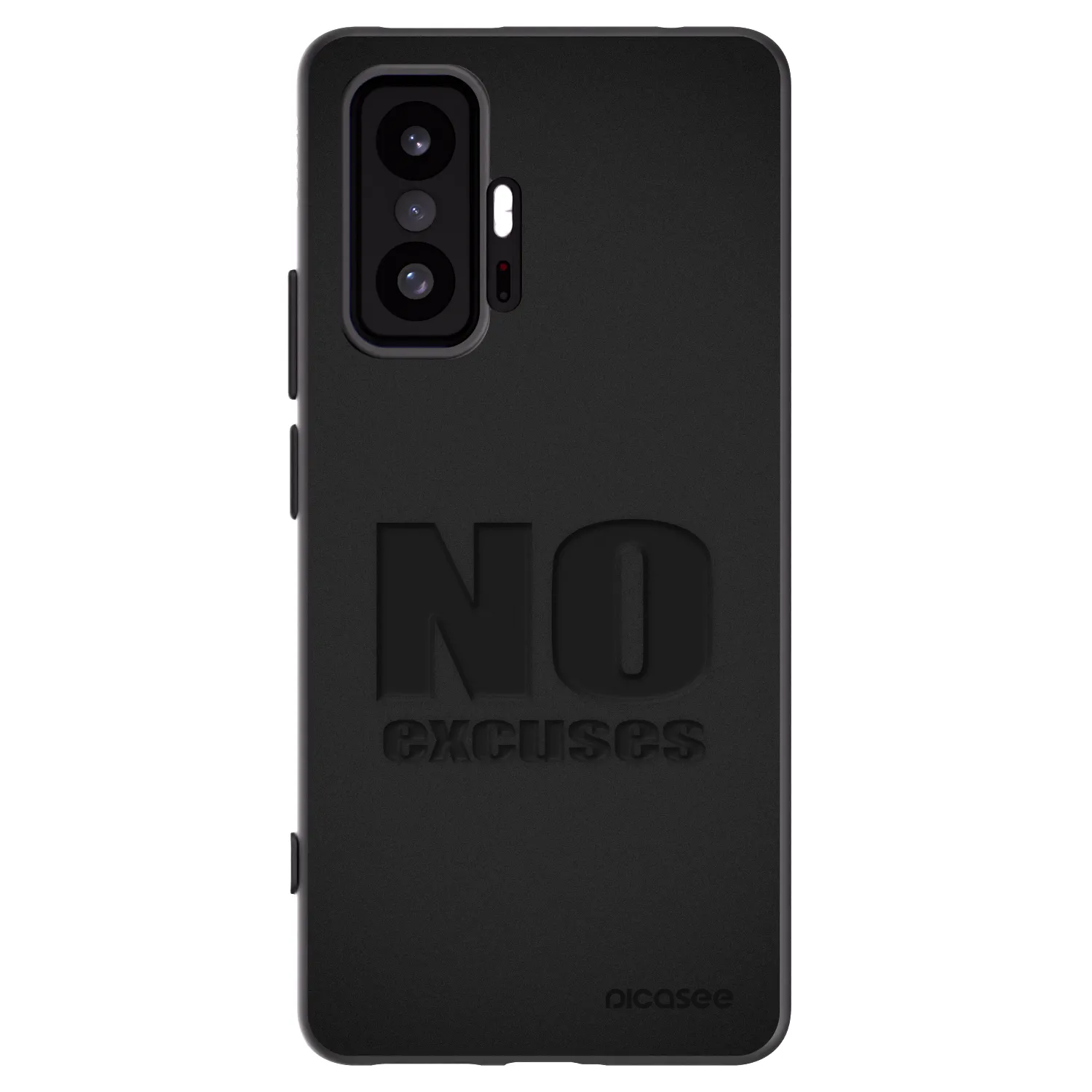 Picasee silikonový černý obal pro Xiaomi 11T Pro - No Excuses