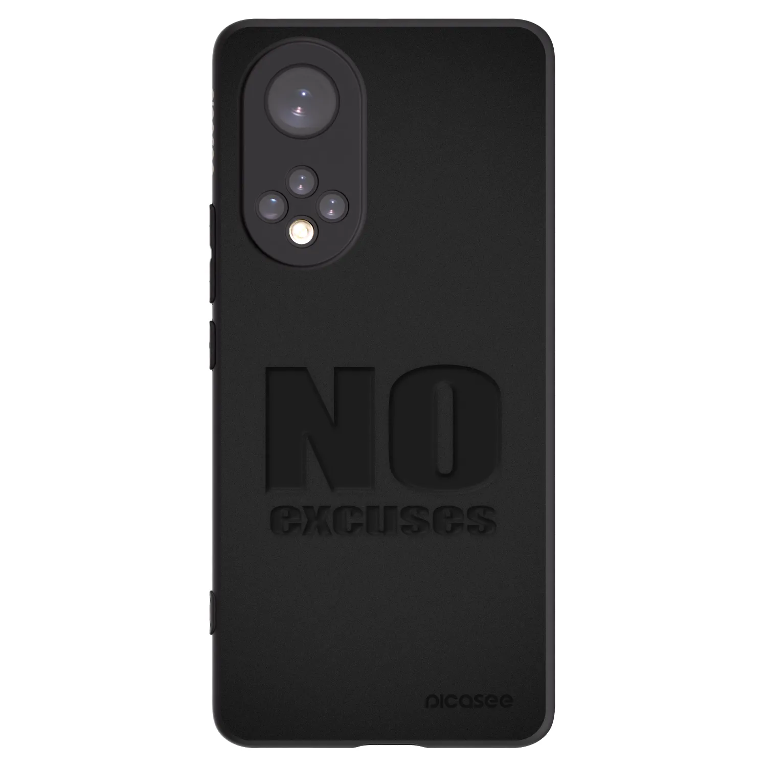 Picasee silikonový černý obal pro Honor 50 5G - No Excuses