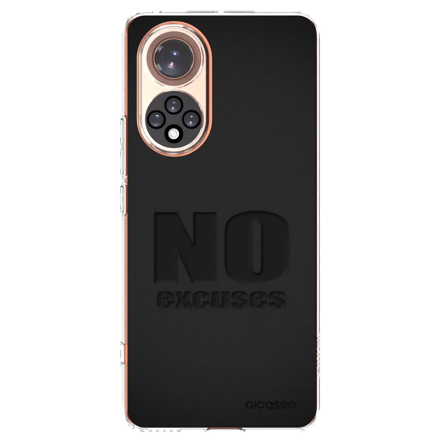 Picasee silikonový průhledný obal pro Honor 50 5G - No Excuses
