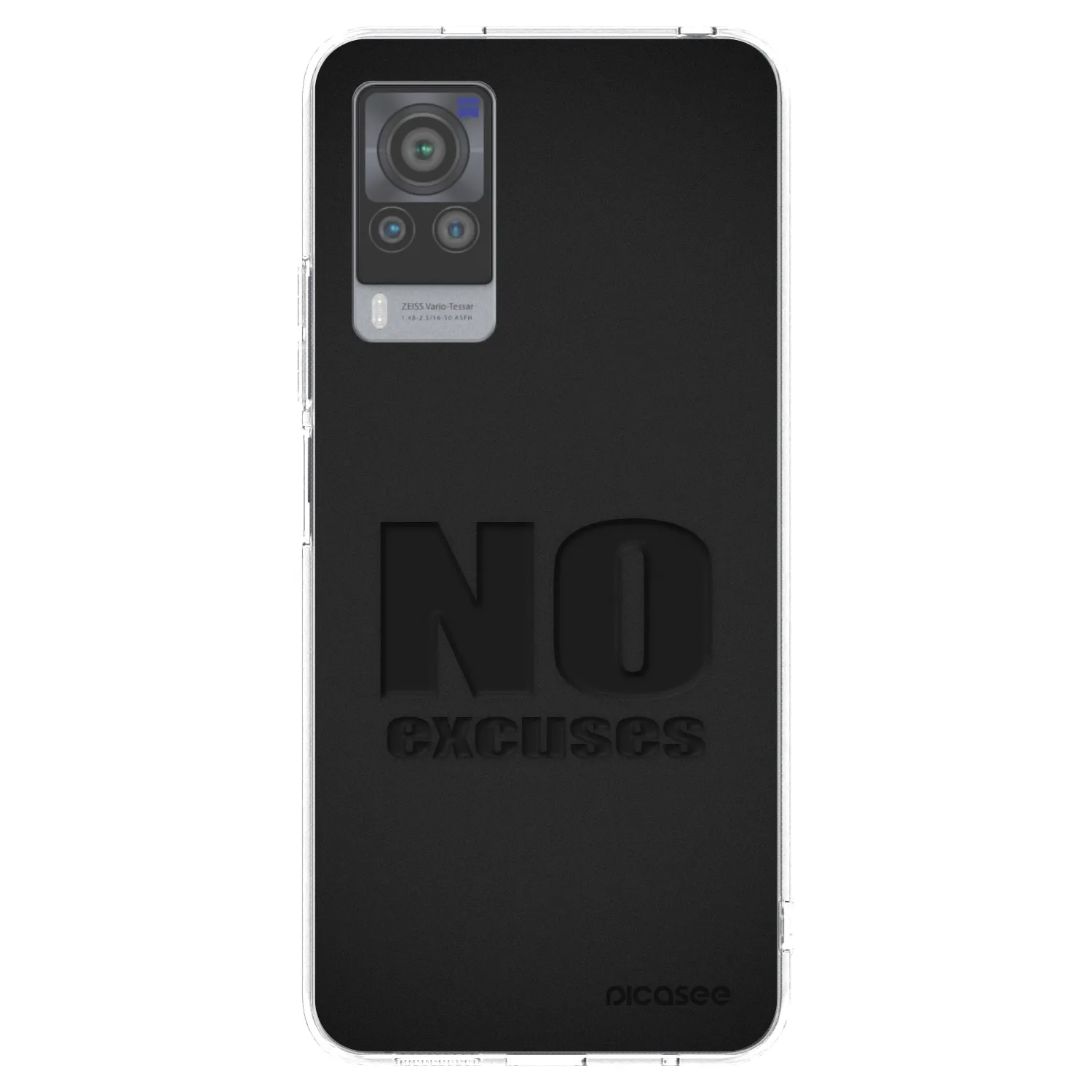 Picasee silikonový průhledný obal pro Vivo X60 Pro 5G - No Excuses