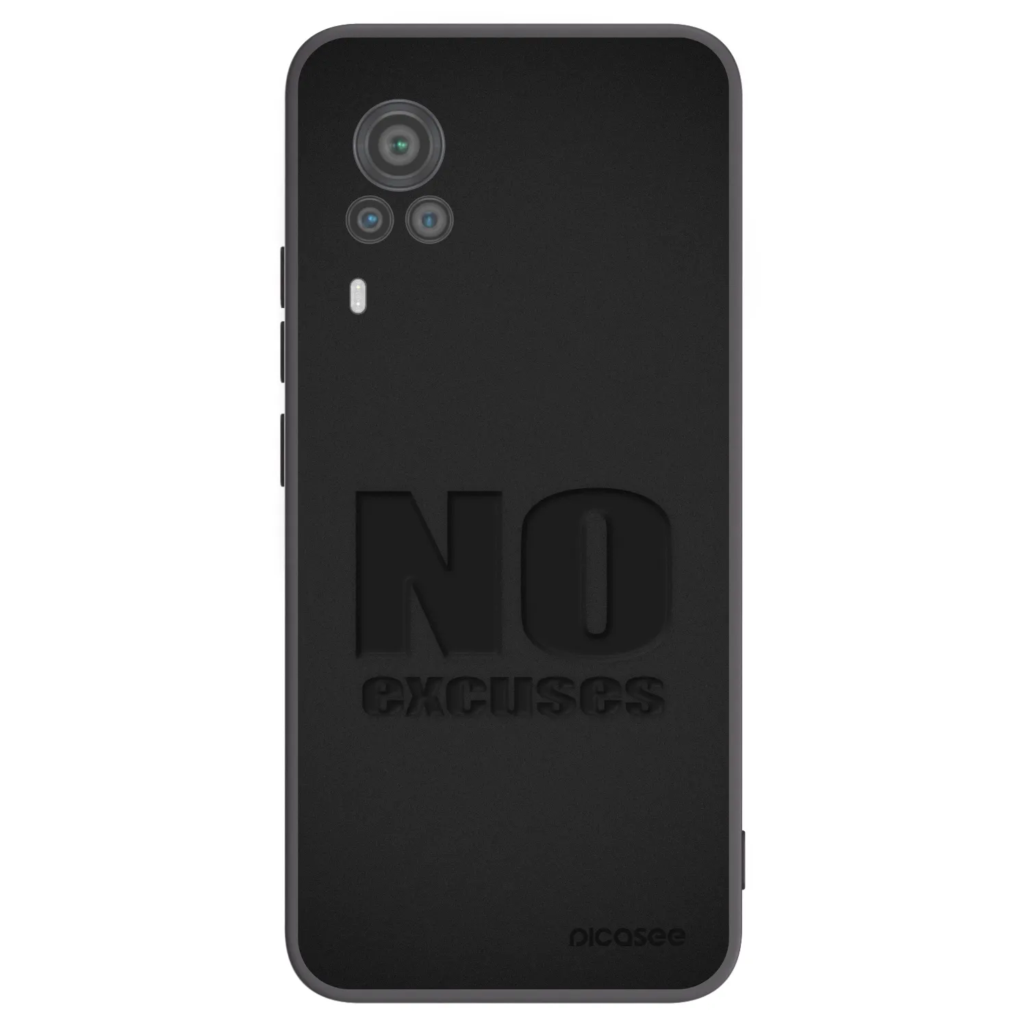 Picasee silikonový černý obal pro Vivo X60 Pro 5G - No Excuses