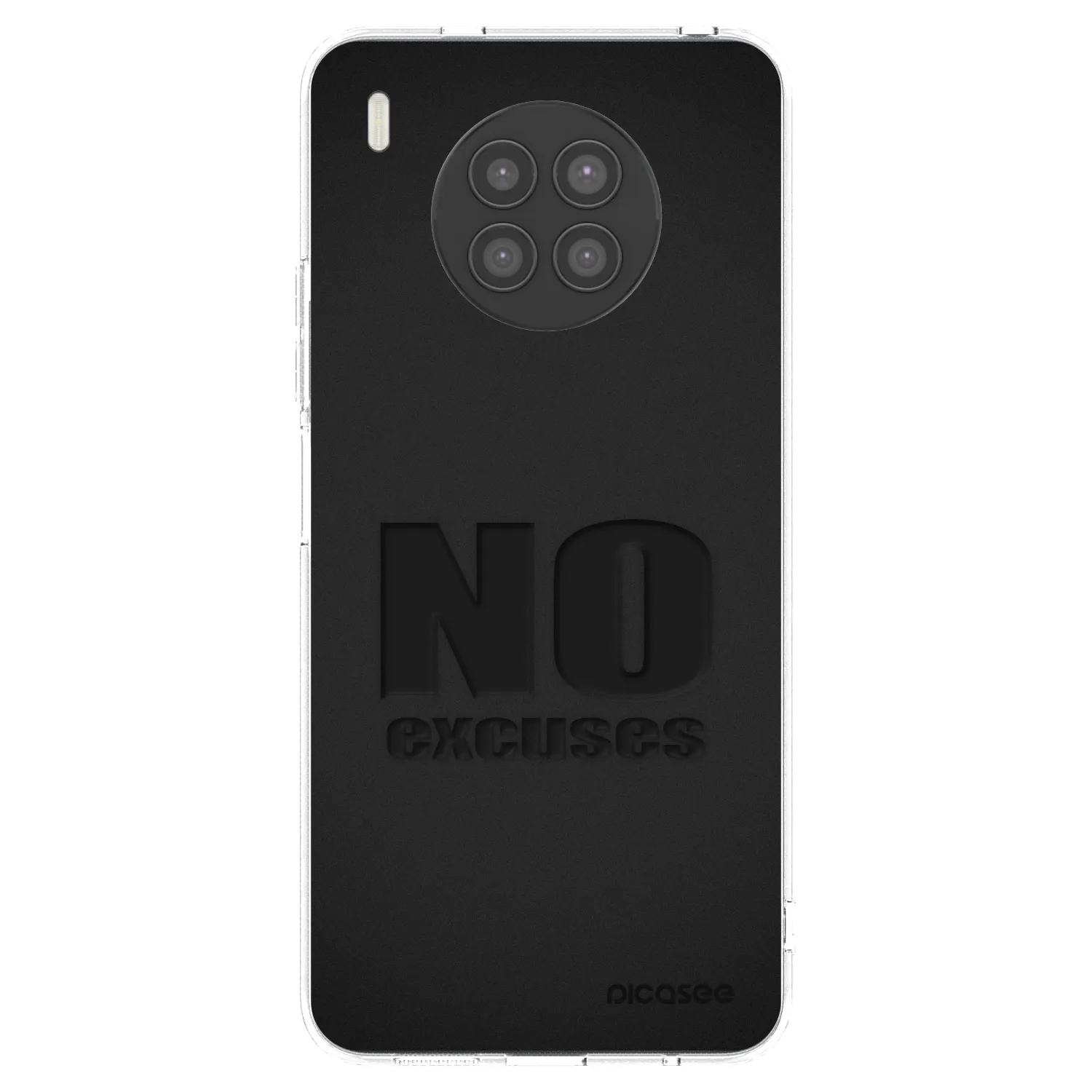 Picasee silikonový průhledný obal pro Huawei Nova 8i - No Excuses
