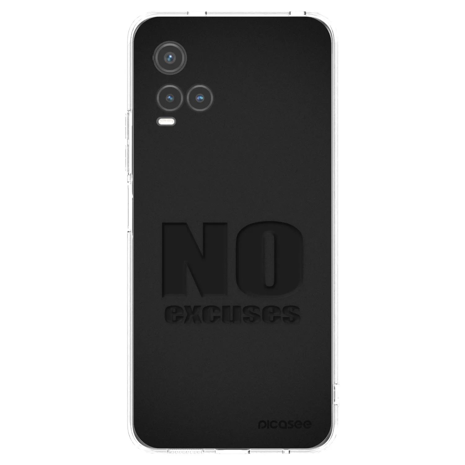 Picasee silikonový průhledný obal pro Vivo Y33s - No Excuses