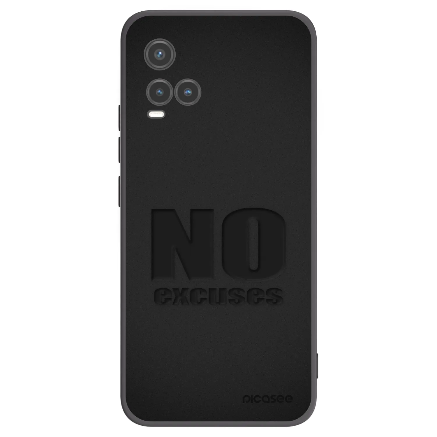 Picasee silikonový černý obal pro Vivo Y33s - No Excuses