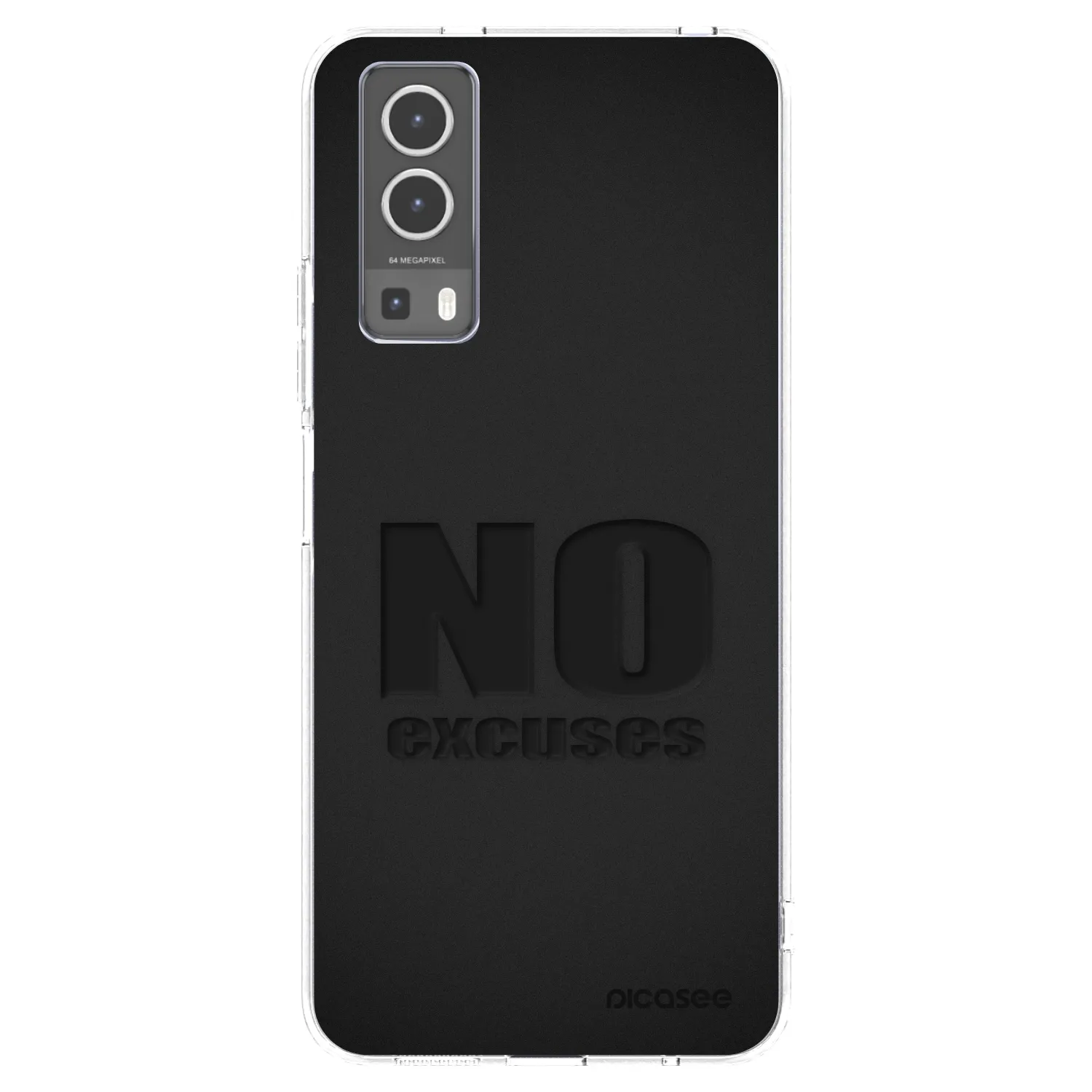 Picasee silikonový průhledný obal pro Vivo Y72 5G - No Excuses