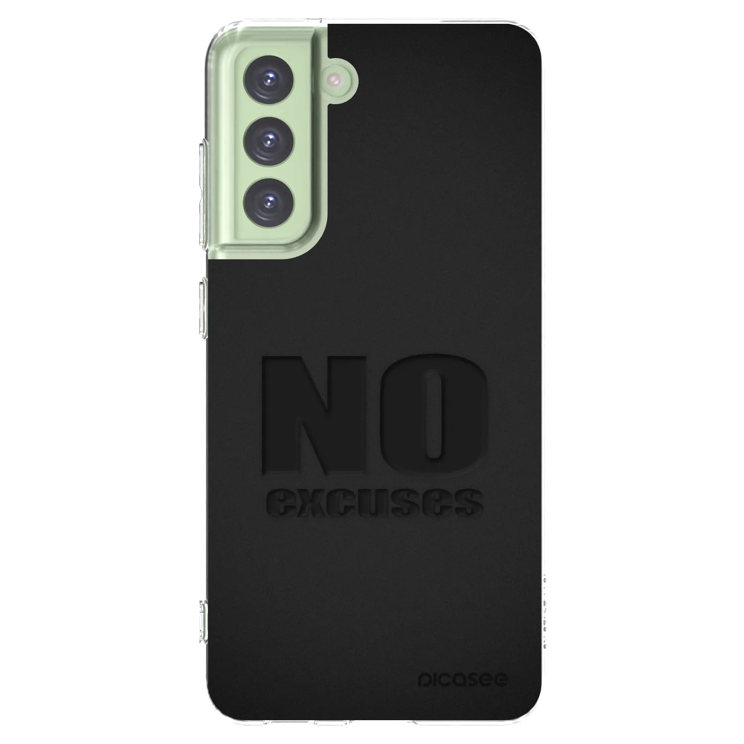 Picasee silikonový průhledný obal pro Samsung Galaxy S21 FE 5G - No Excuses