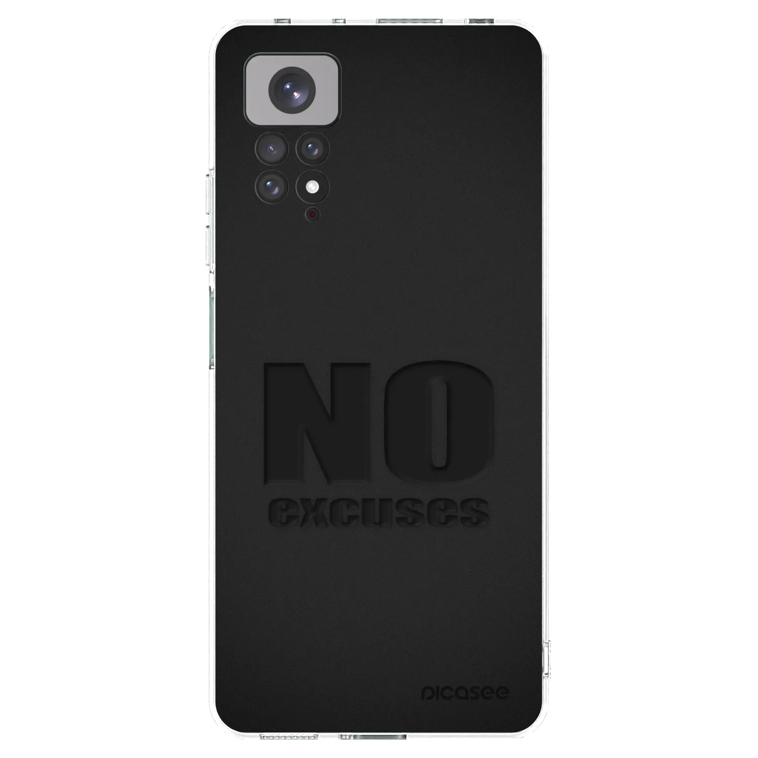 Picasee silikonový průhledný obal pro Xiaomi Redmi Note 11 - No Excuses