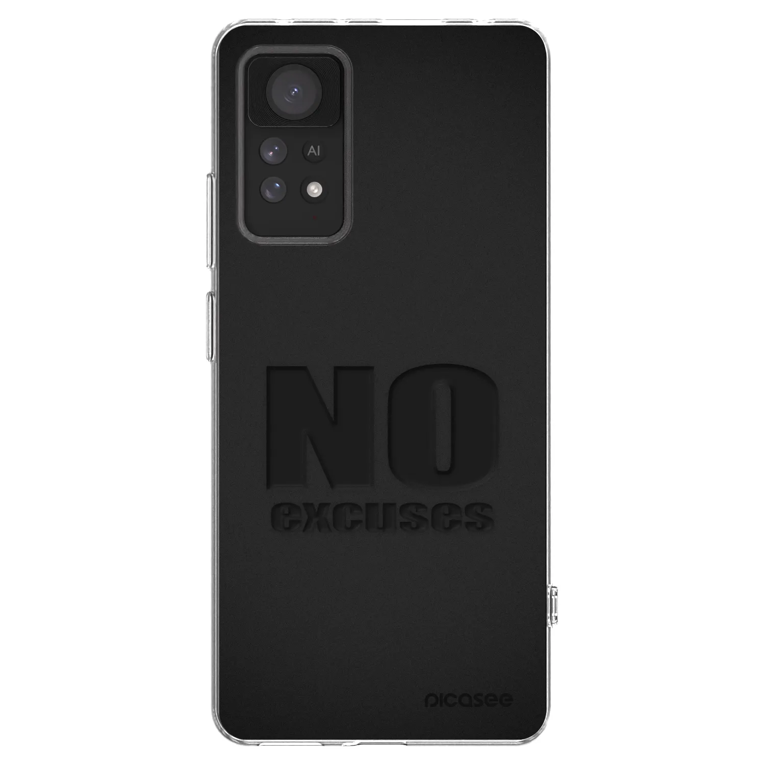 Picasee silikonový průhledný obal pro Xiaomi Redmi Note 11 Pro 5G - No Excuses