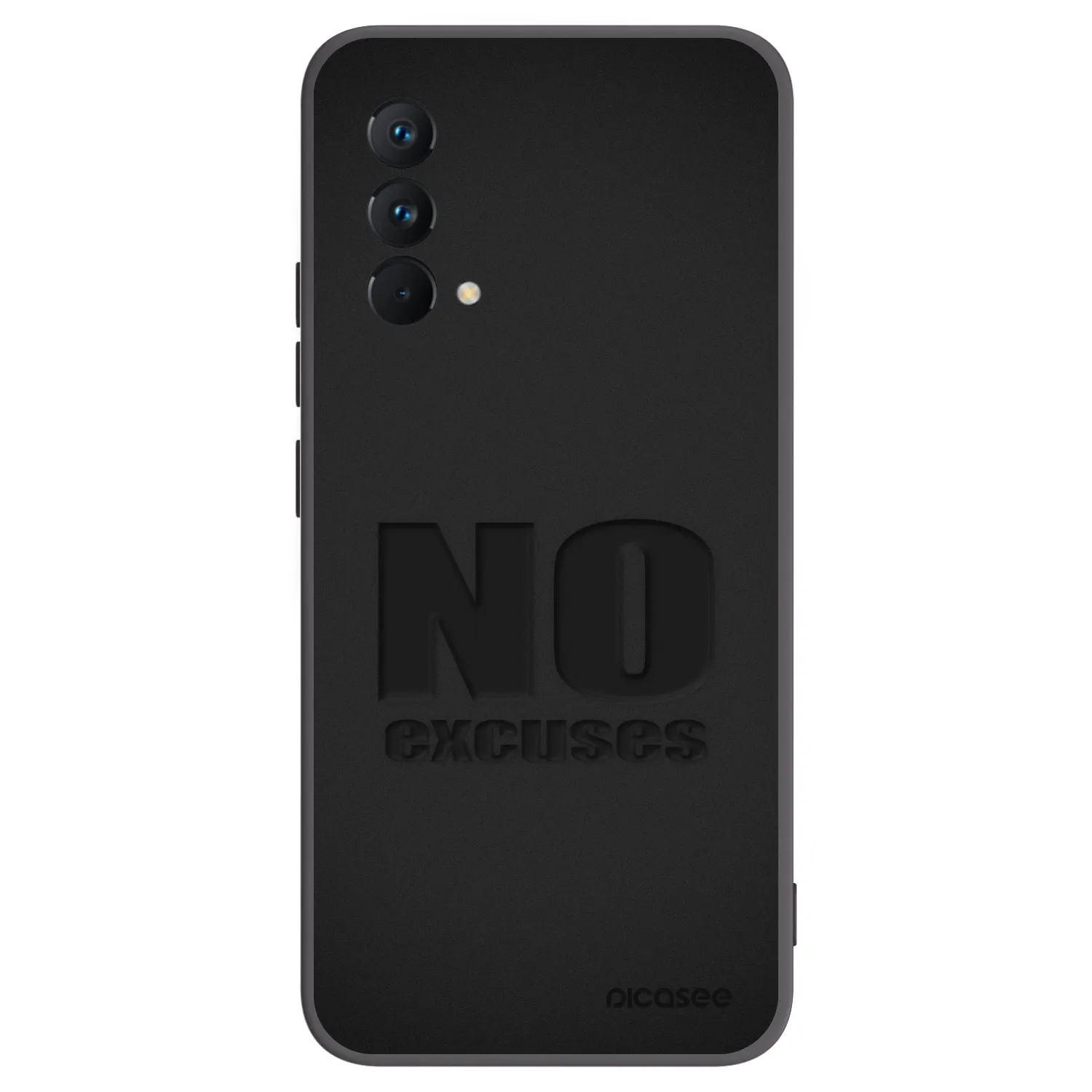 Picasee silikonový černý obal pro Realme GT Master Edition 5G - No Excuses