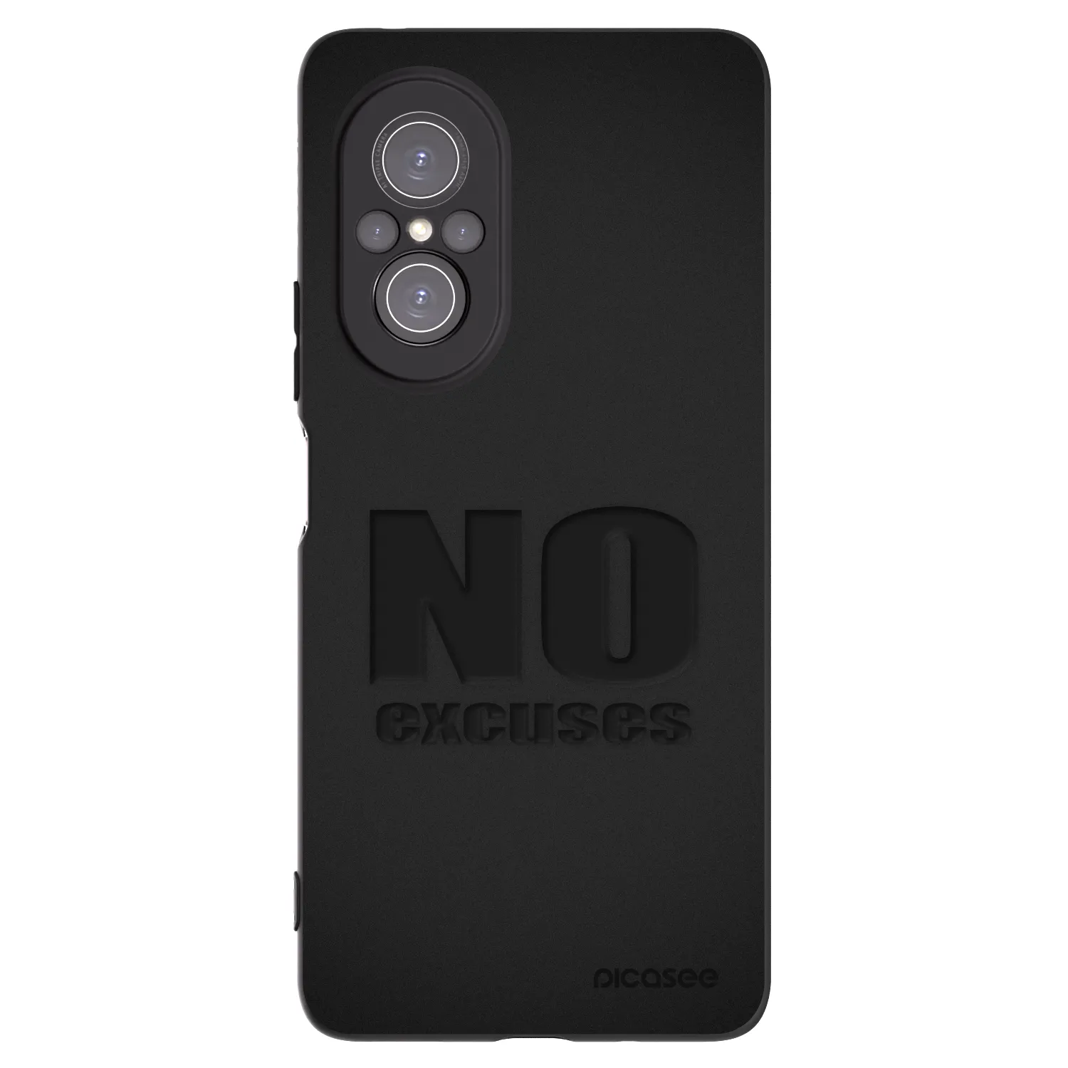 Picasee silikonový černý obal pro Huawei Nova 9 SE - No Excuses