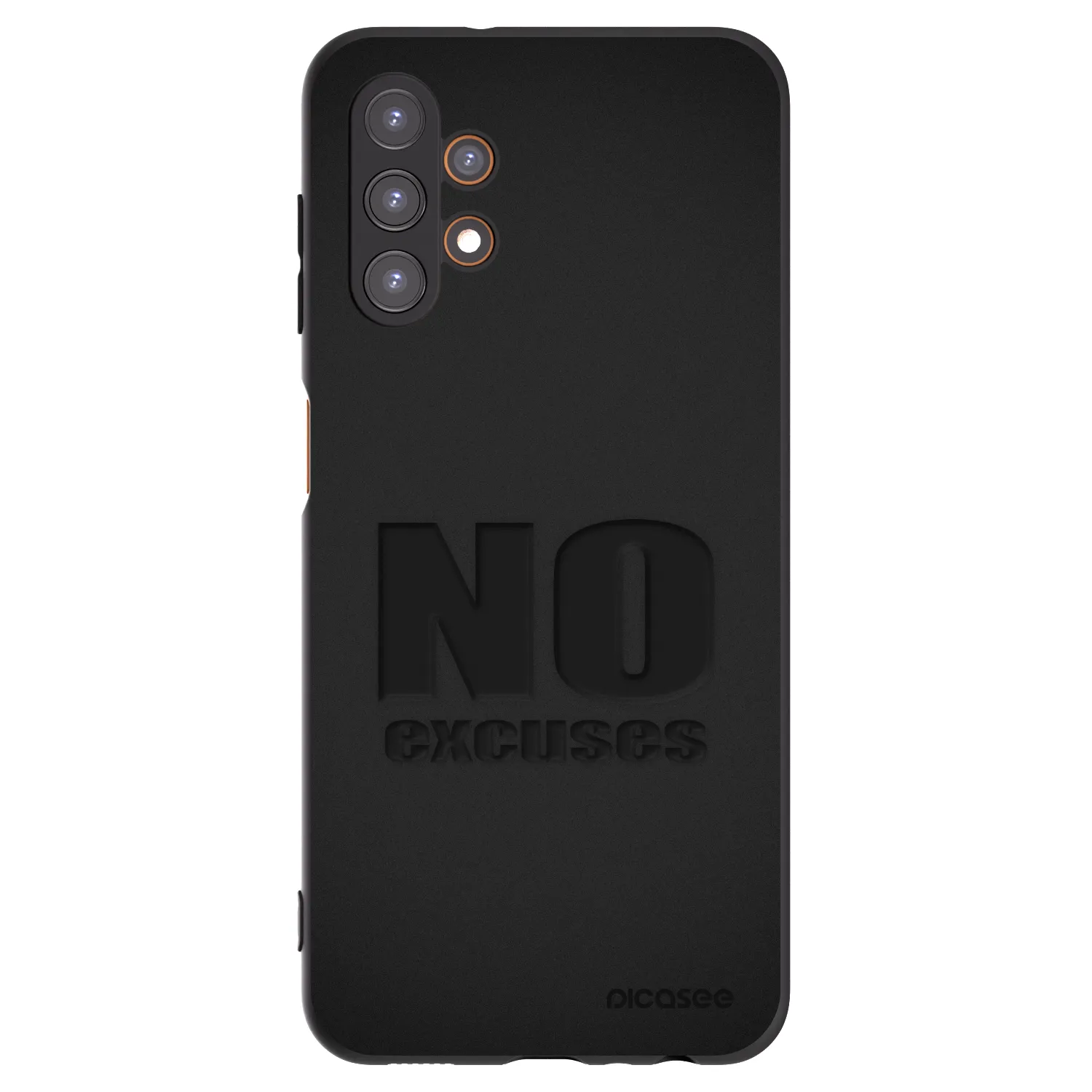 Picasee silikonový černý obal pro Samsung Galaxy A13 4G A135 - No Excuses