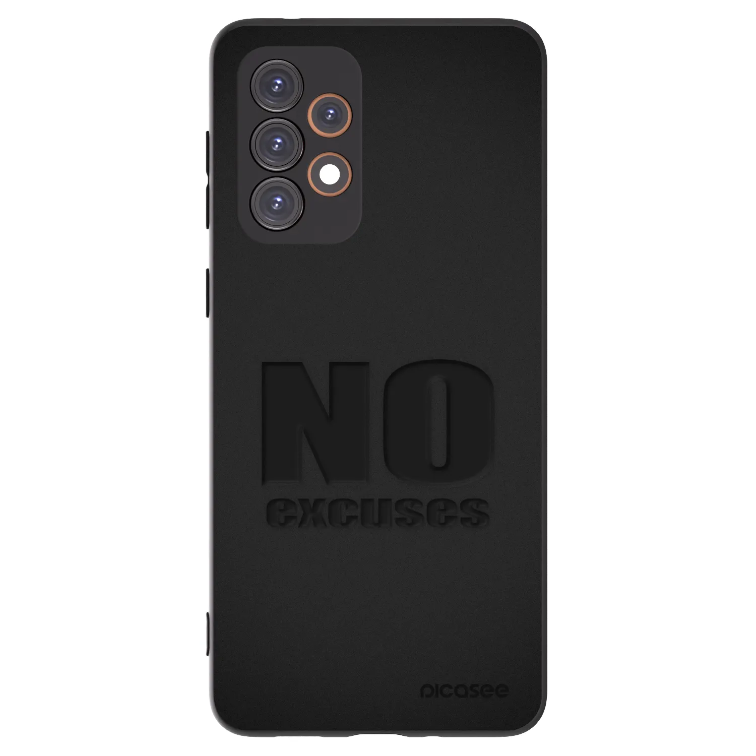 Picasee silikonový černý obal pro Samsung Galaxy A33 5G A336 - No Excuses