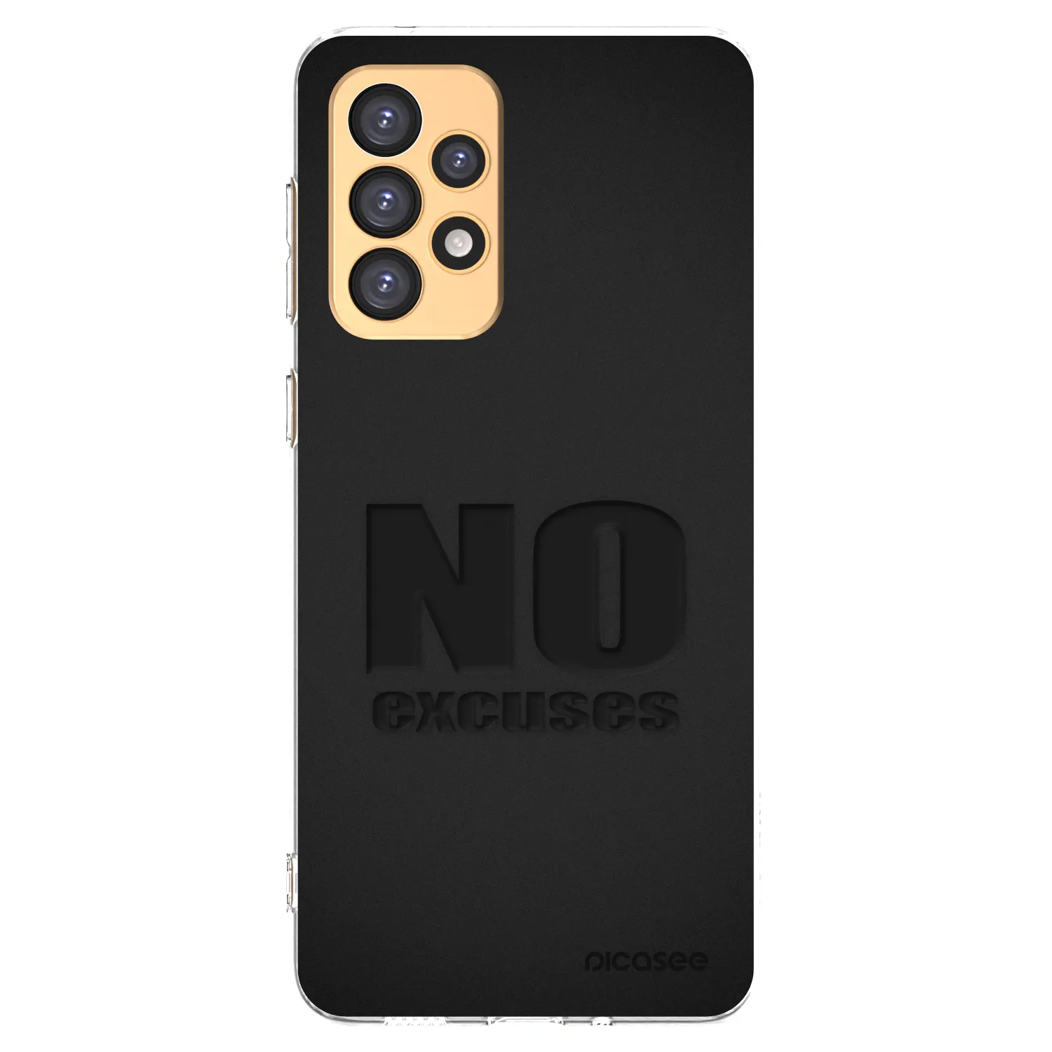 Picasee silikonový průhledný obal pro Samsung Galaxy A33 5G A336 - No Excuses