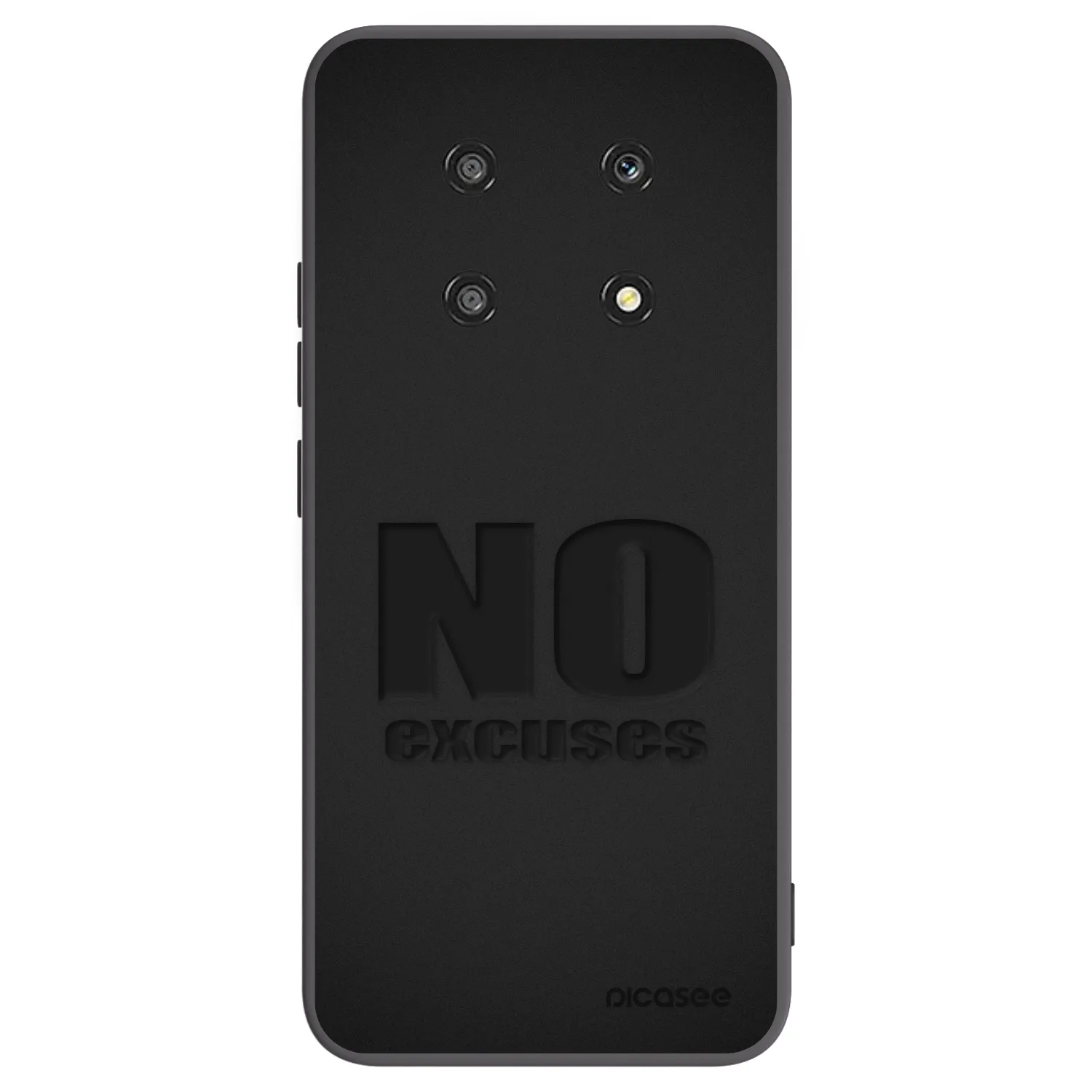 Picasee silikonový černý obal pro Honor Magic4 Lite 5G - No Excuses