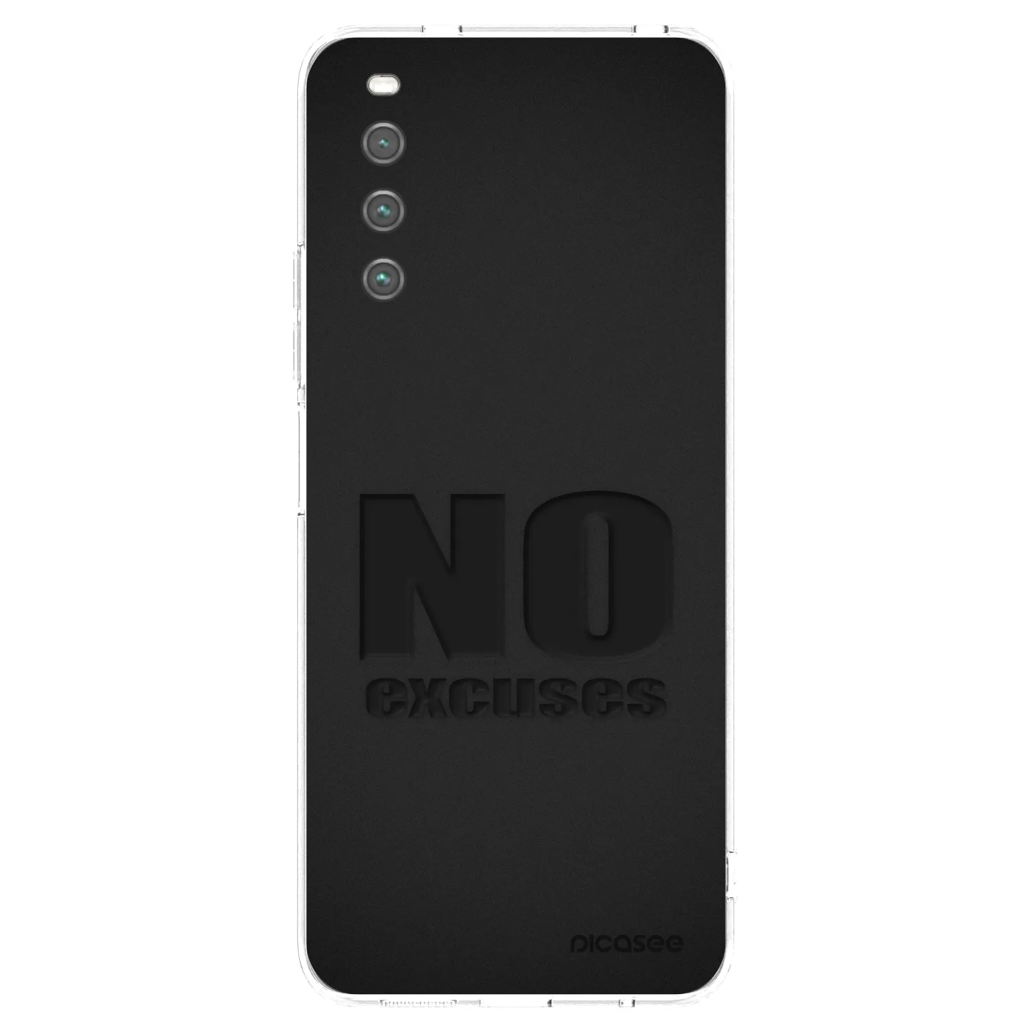 Picasee silikonový průhledný obal pro Sony Xperia 10 IV 5G - No Excuses