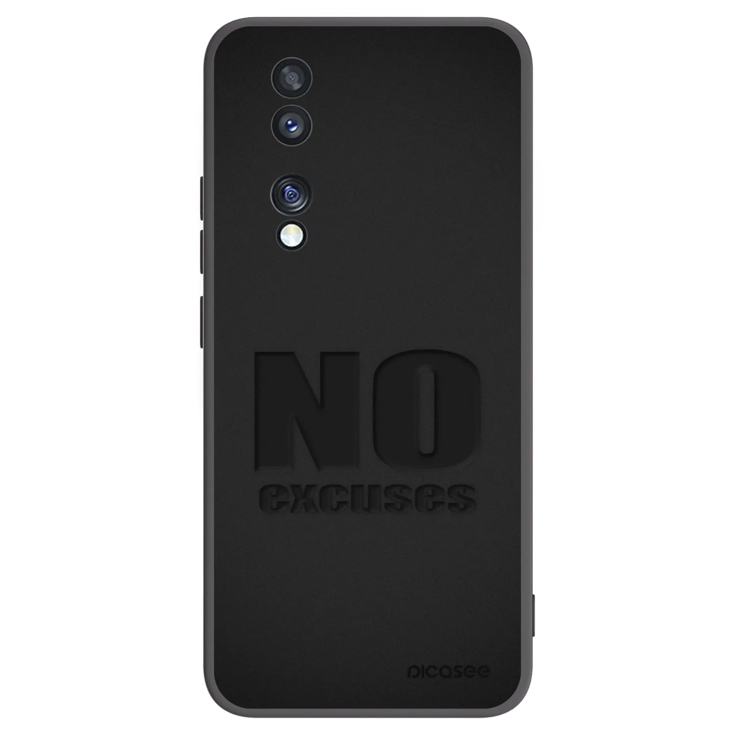 Picasee silikonový černý obal pro Honor 70 - No Excuses