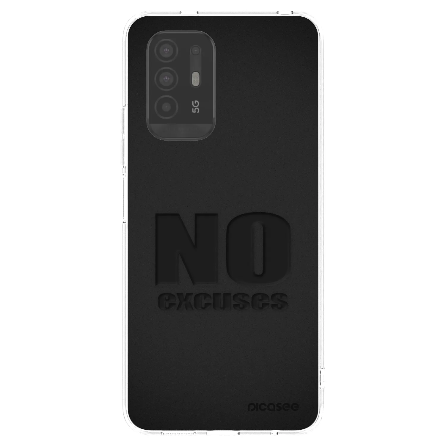 Picasee silikonový průhledný obal pro OPPO A94 5G - No Excuses