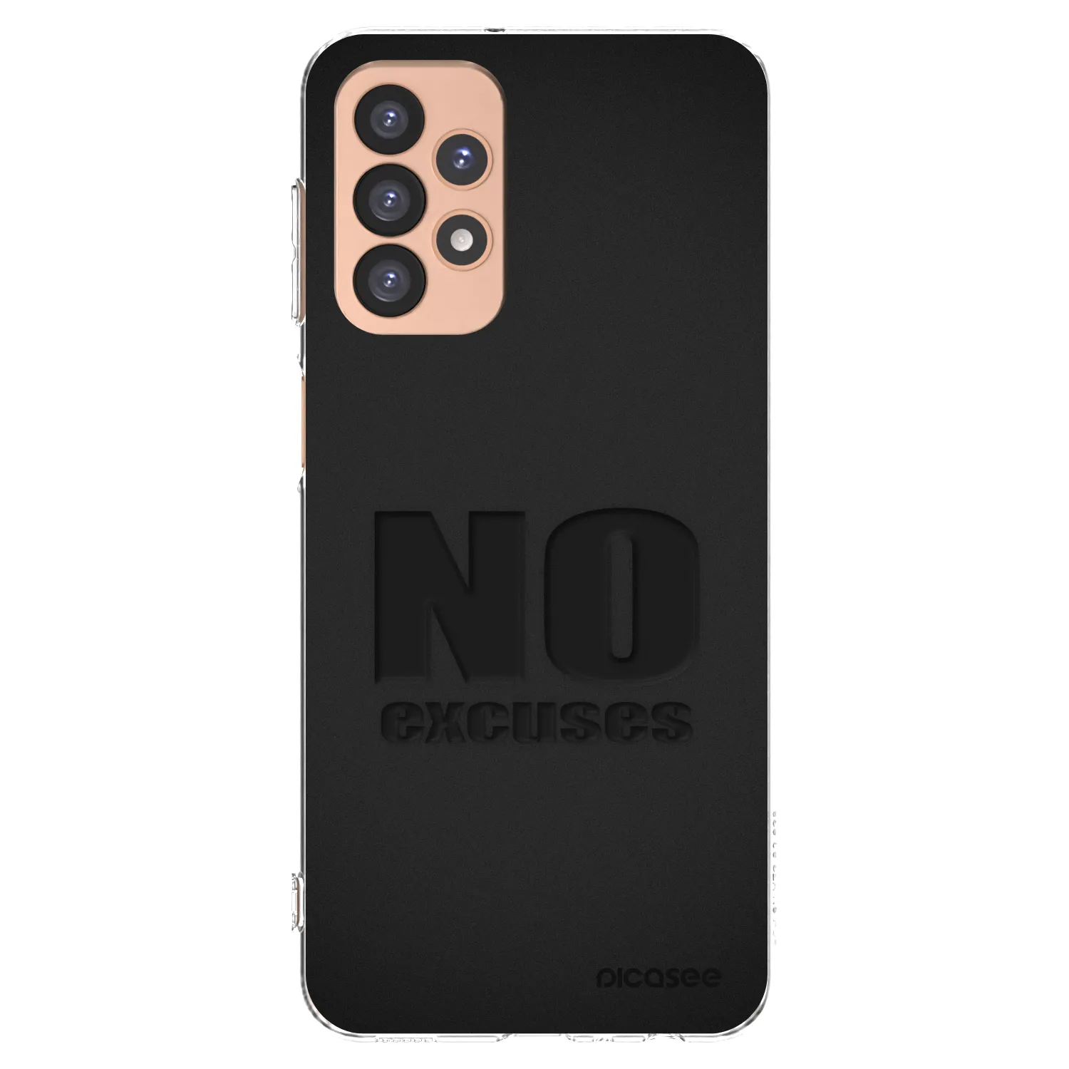 Picasee silikonový průhledný obal pro Samsung Galaxy A23 A236B 5G - No Excuses