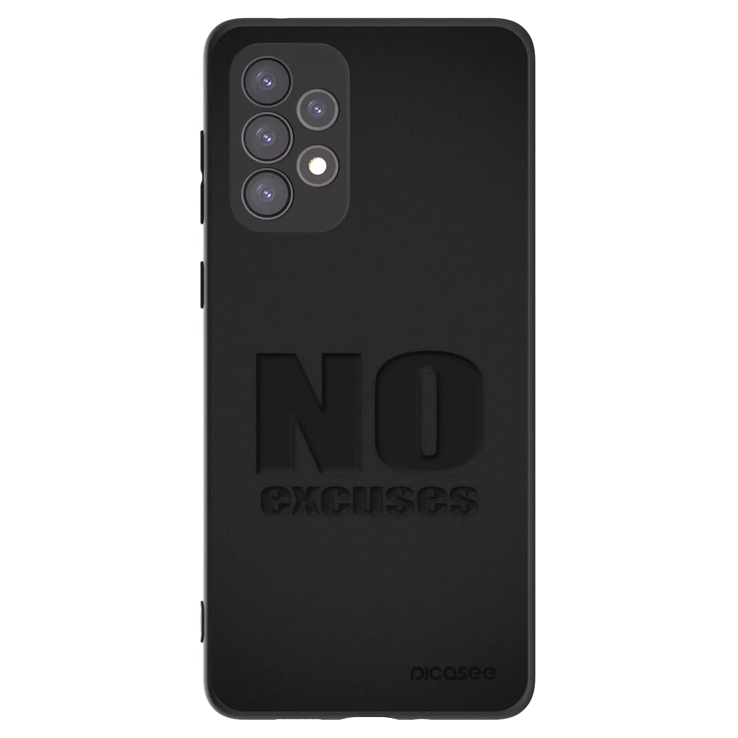 Picasee silikonový černý obal pro Samsung Galaxy A73 5G - No Excuses