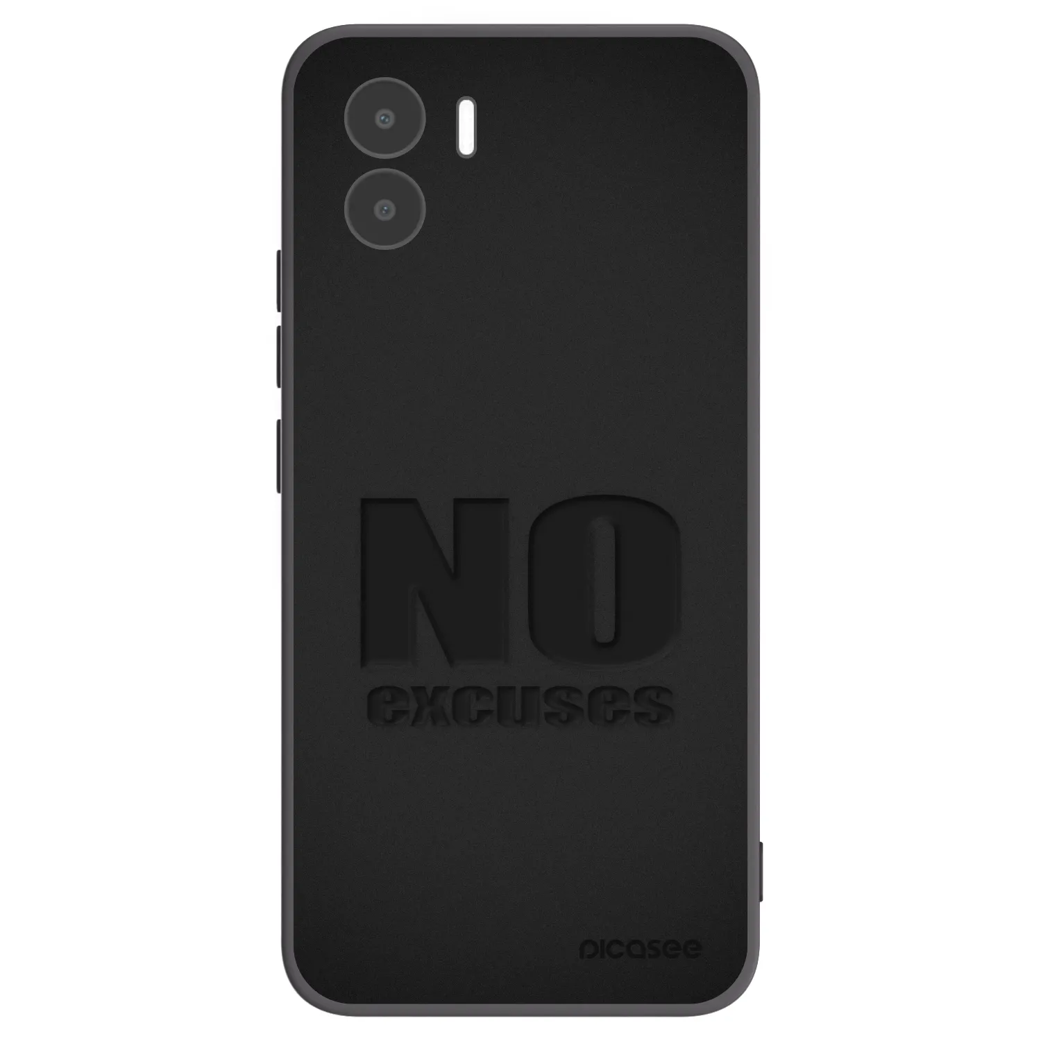 Picasee silikonový černý obal pro Xiaomi Redmi A1 - No Excuses