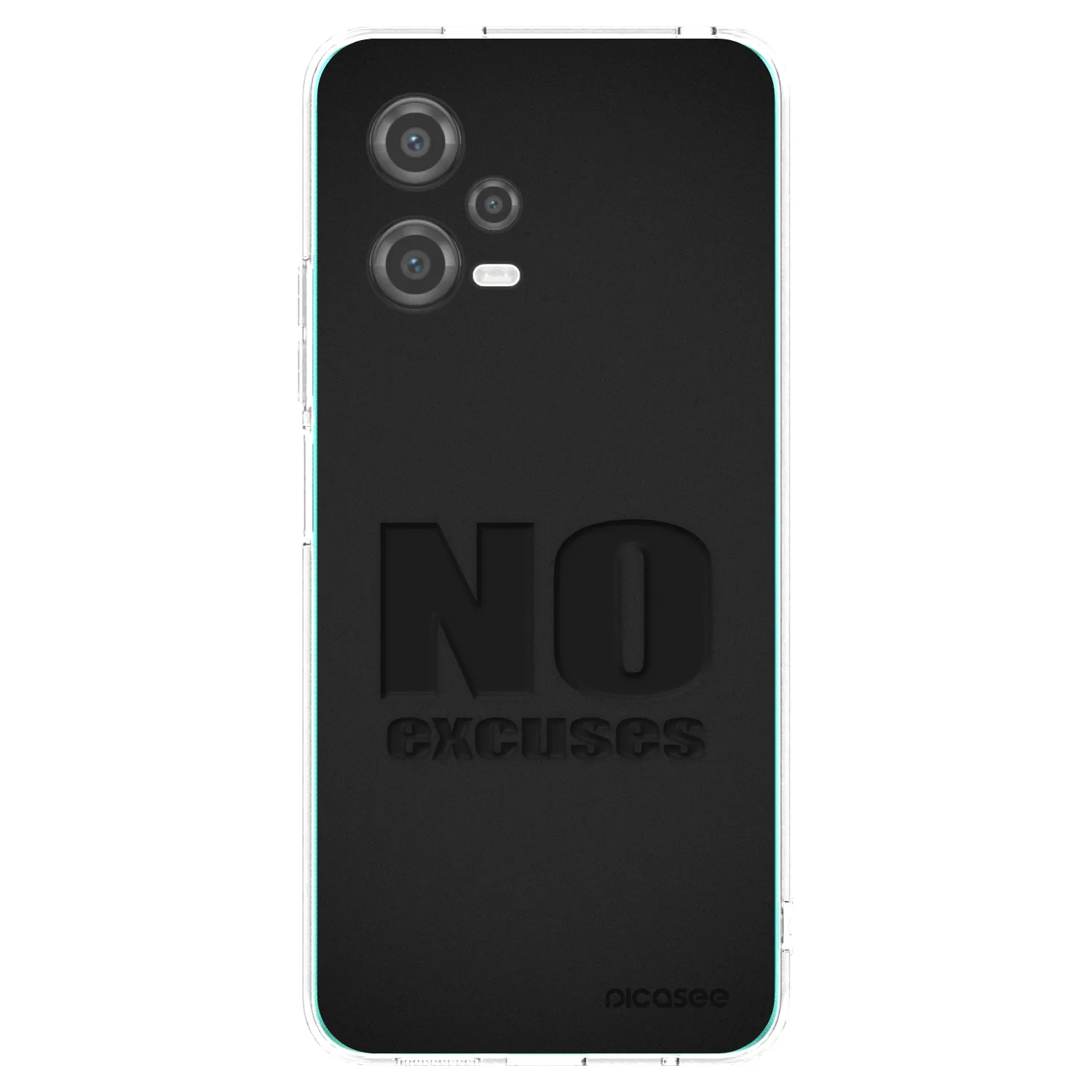 Picasee silikonový průhledný obal pro Xiaomi Poco X5 - No Excuses