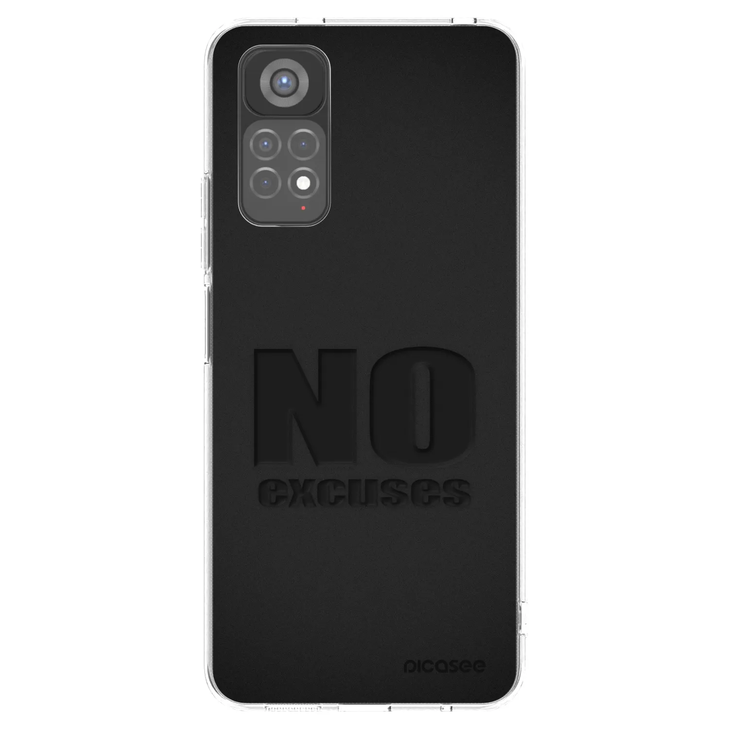 Picasee silikonový průhledný obal pro Xiaomi Redmi Note 11S 5G - No Excuses