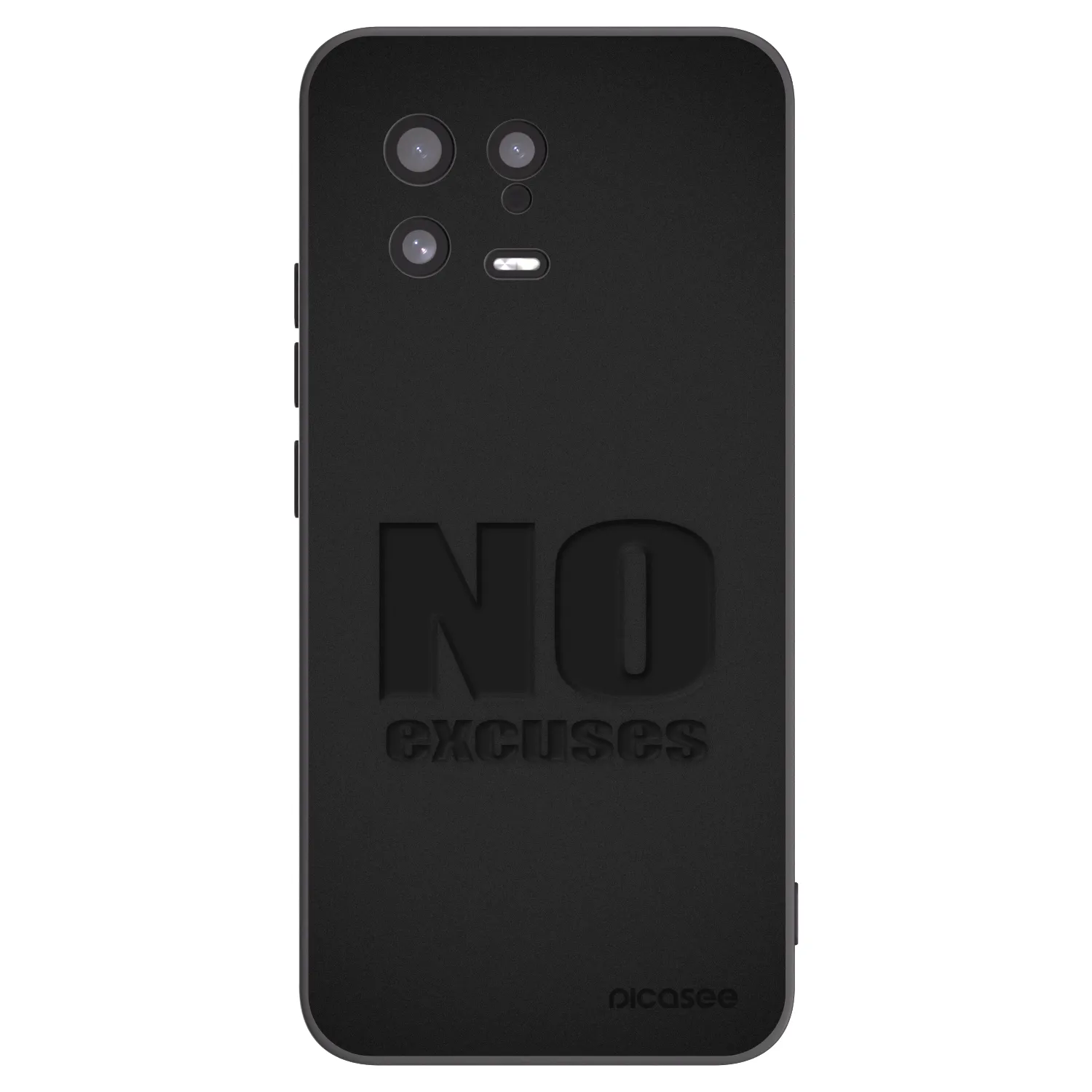 Picasee silikonový černý obal pro Xiaomi 13 - No Excuses