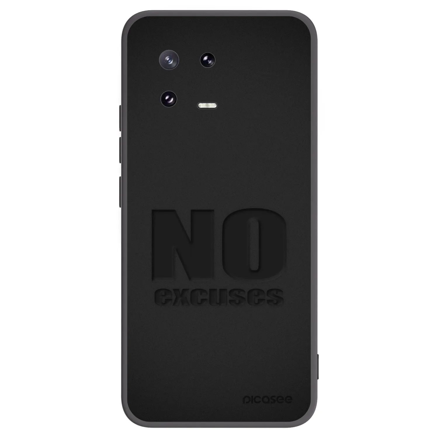 Picasee silikonový černý obal pro Xiaomi 13 Pro - No Excuses