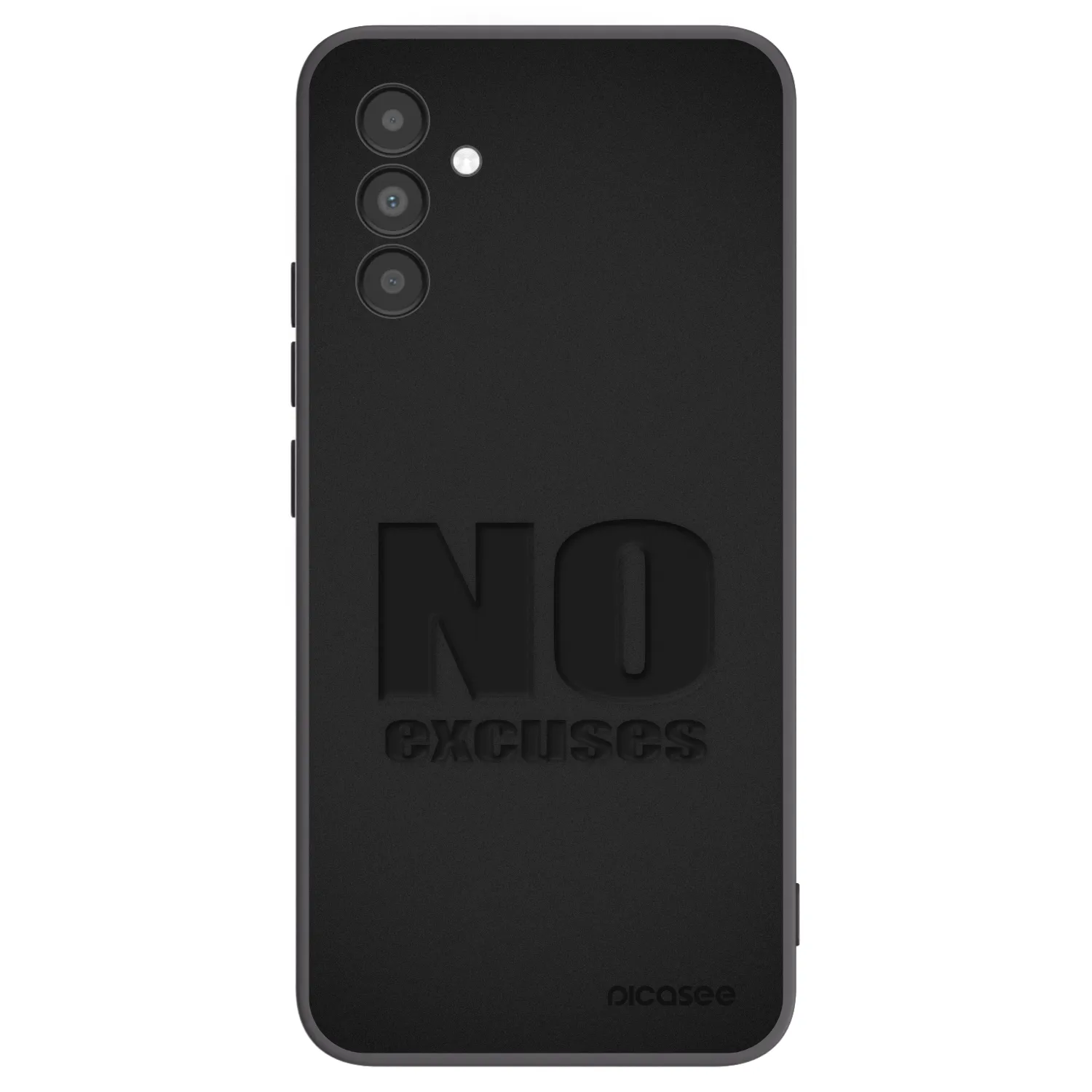 Picasee silikonový černý obal pro Samsung Galaxy A04s A047F - No Excuses