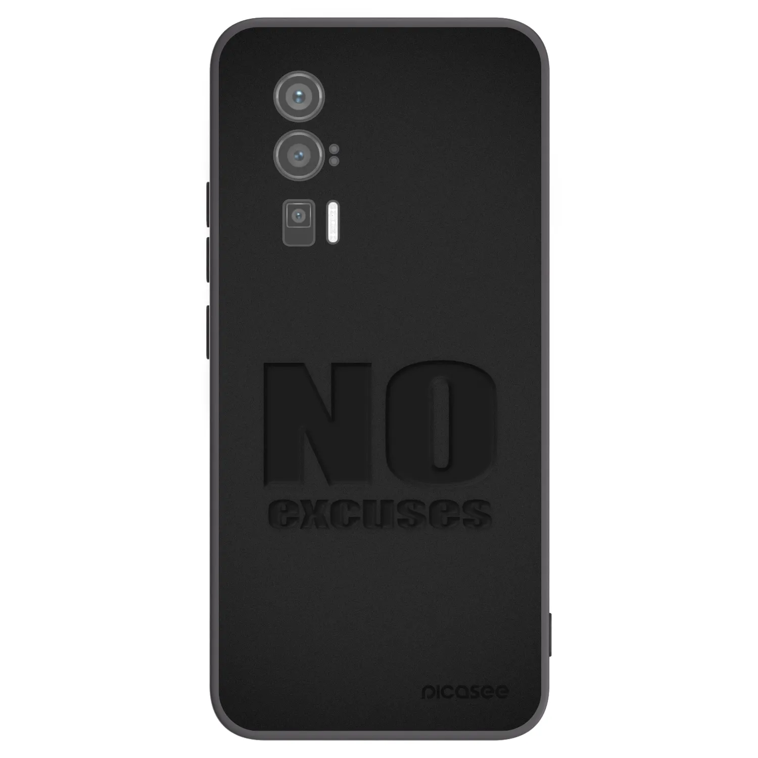 Picasee silikonový černý obal pro Xiaomi Poco F5 Pro 5G - No Excuses