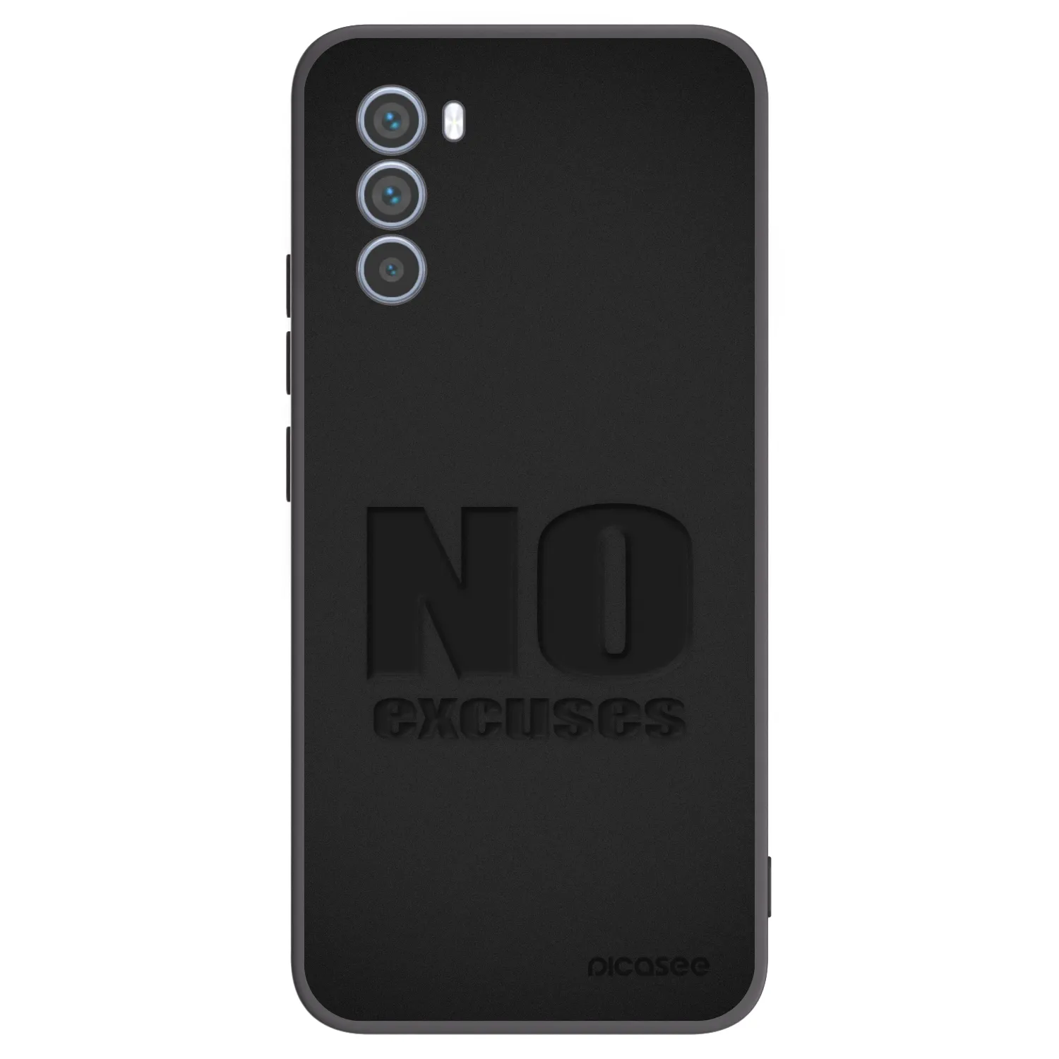 Picasee silikonový černý obal pro Motorola Moto G62 - No Excuses