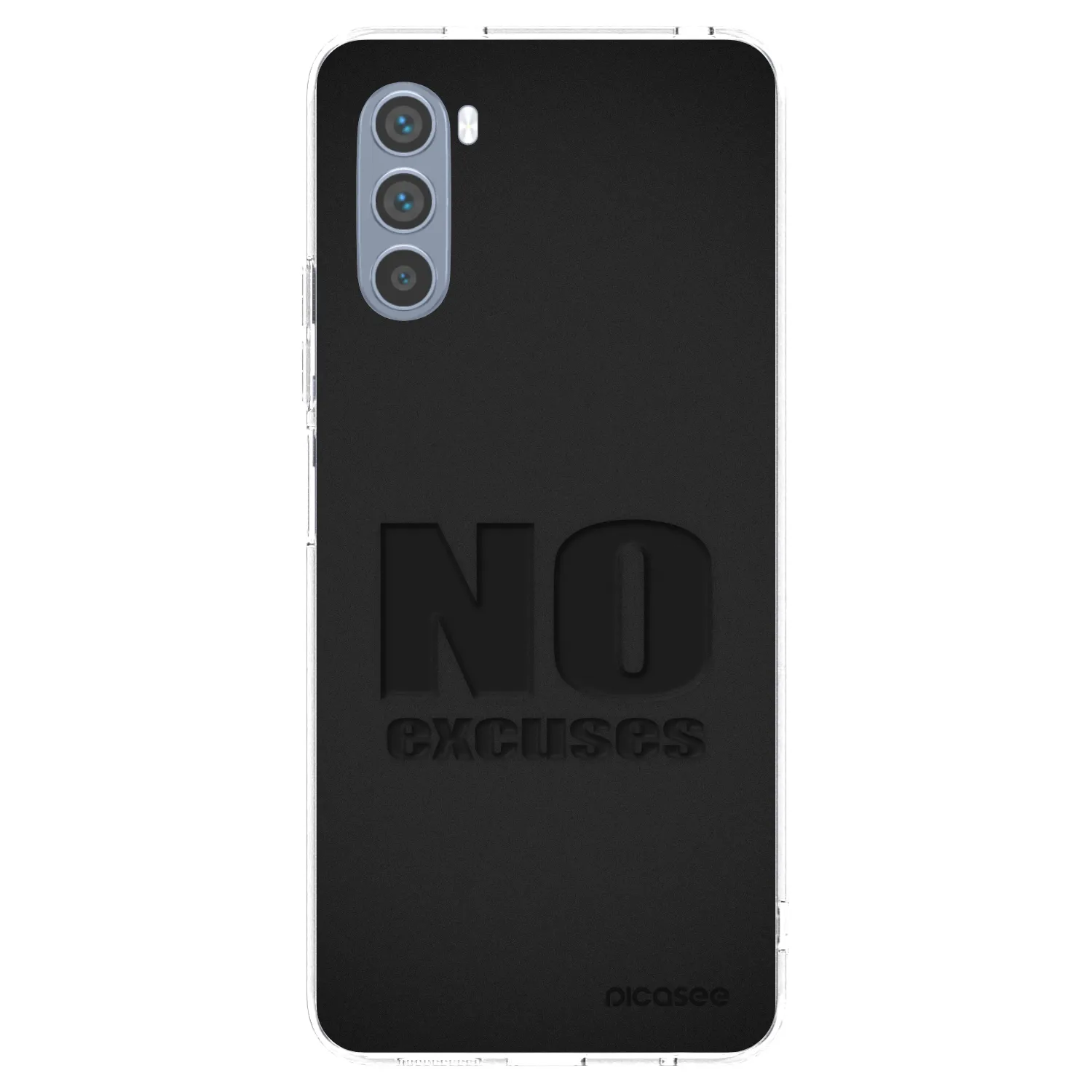 Picasee silikonový průhledný obal pro Motorola Moto G62 - No Excuses