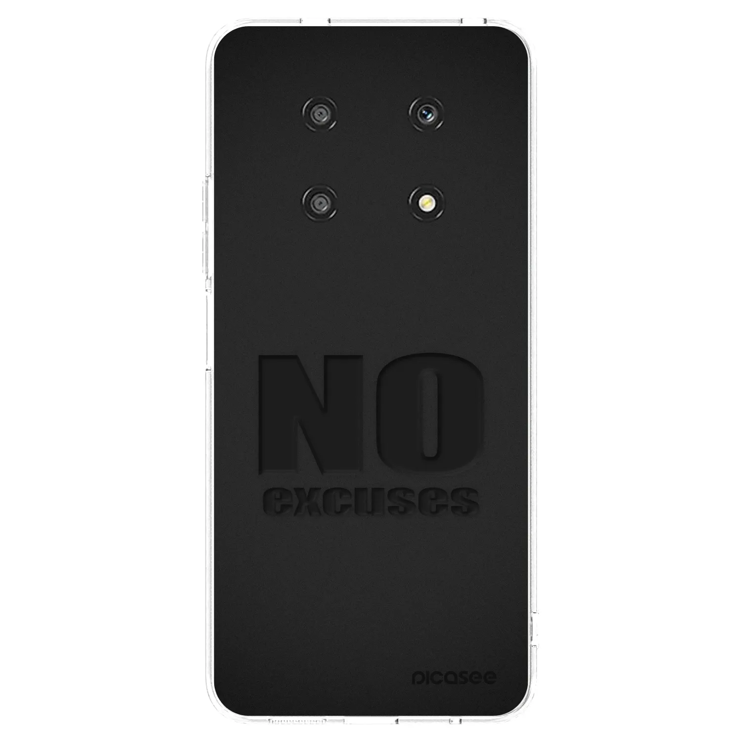 Picasee silikonový průhledný obal pro Honor Magic4 Lite 5G - No Excuses