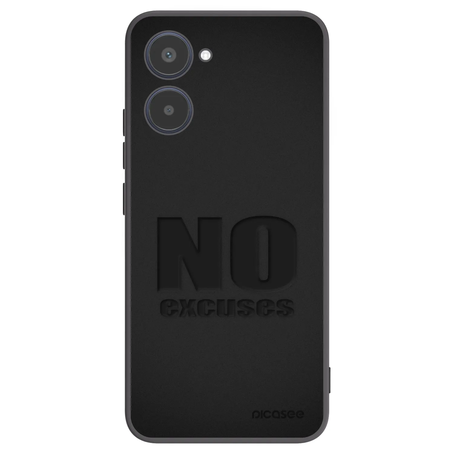 Picasee silikonový černý obal pro Realme 10 4G - No Excuses