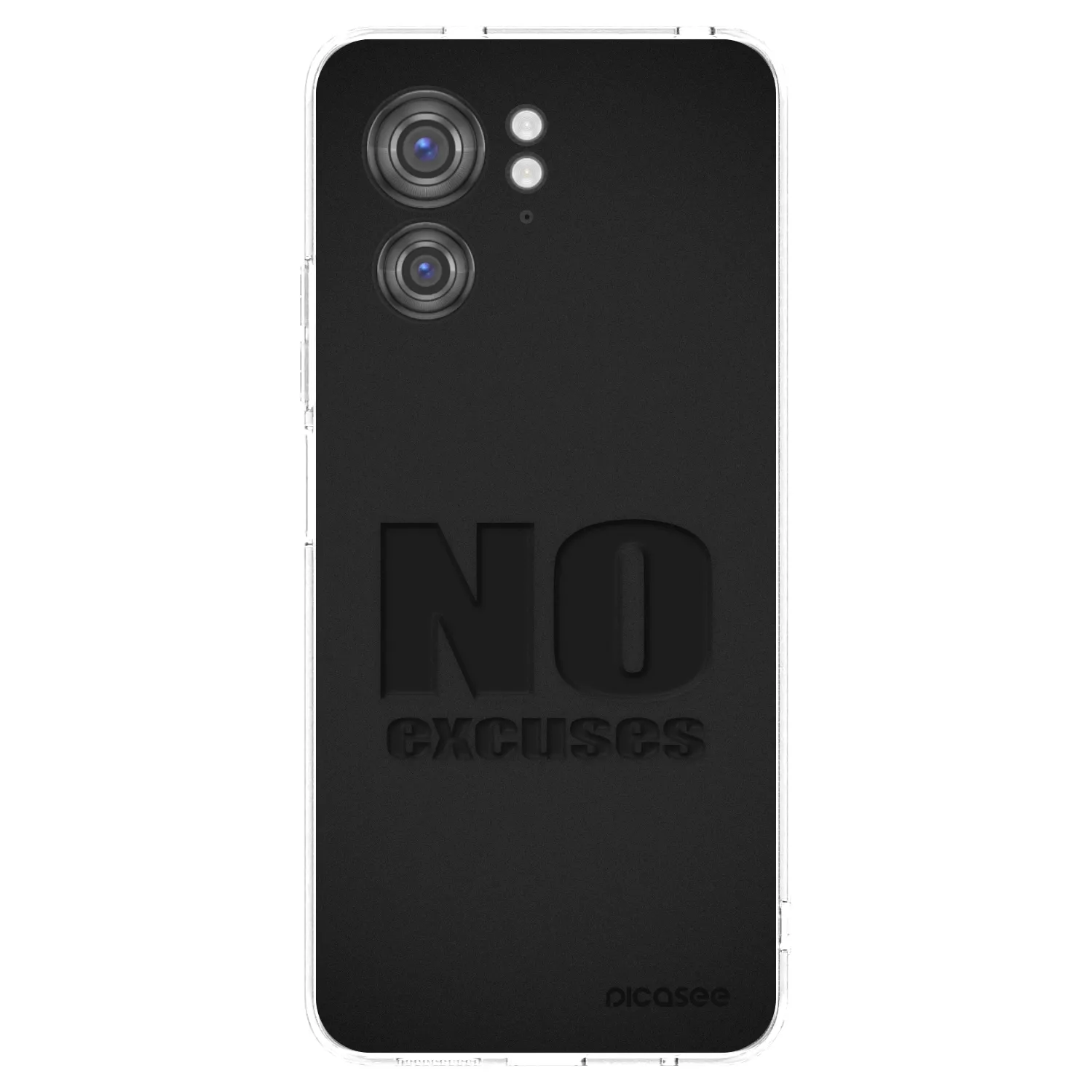 Picasee silikonový průhledný obal pro Motorola Edge 40 - No Excuses
