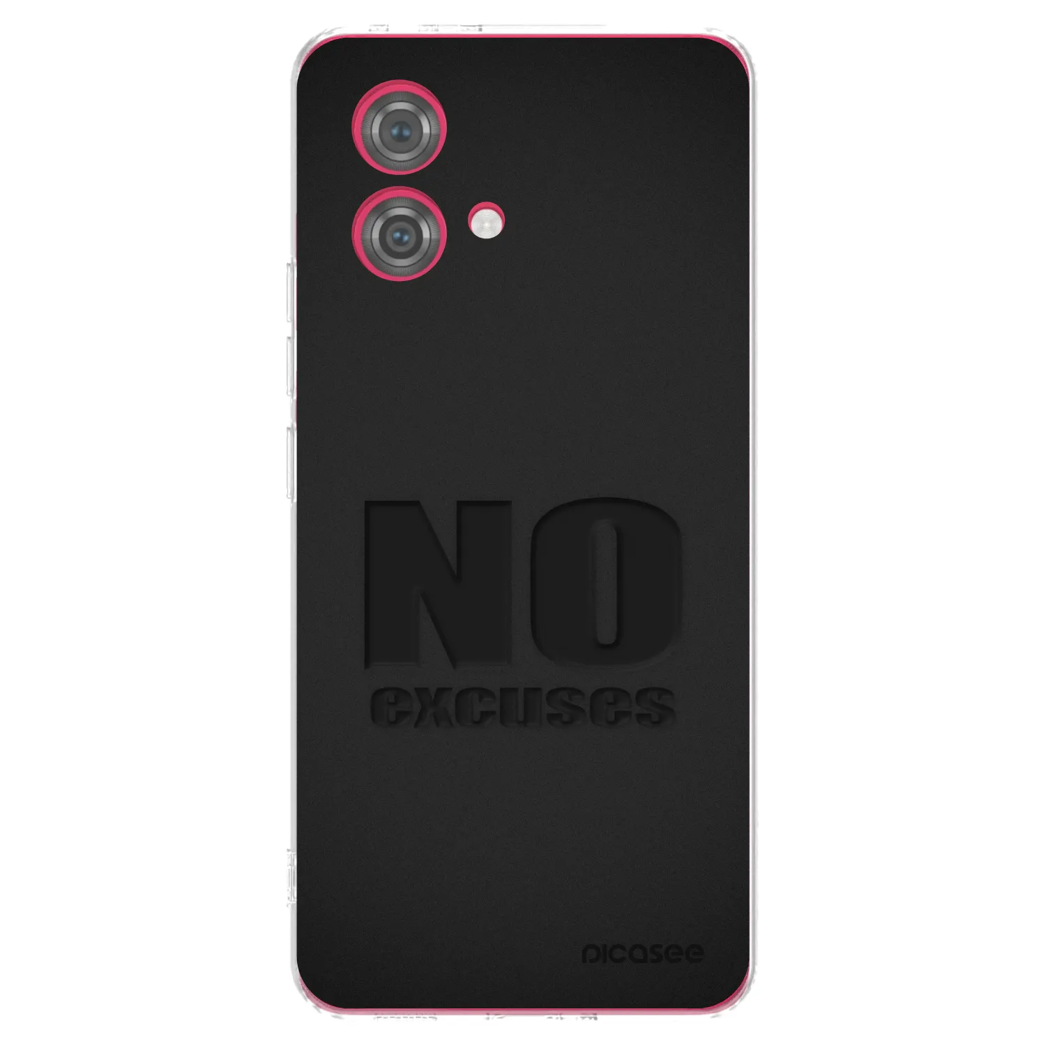 Picasee silikonový průhledný obal pro Motorola Moto G84 5G - No Excuses