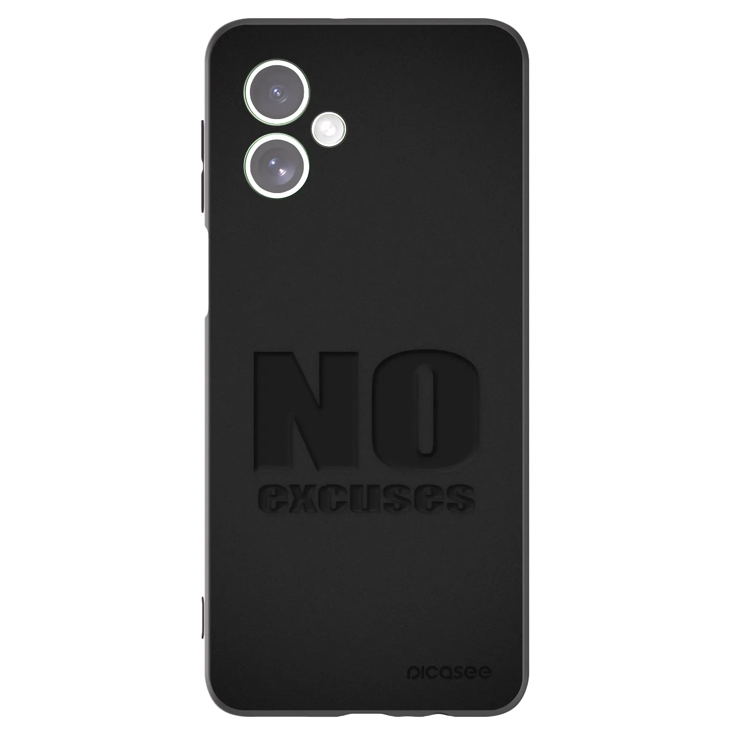 Picasee silikonový černý obal pro Motorola Moto G54 5G - No Excuses