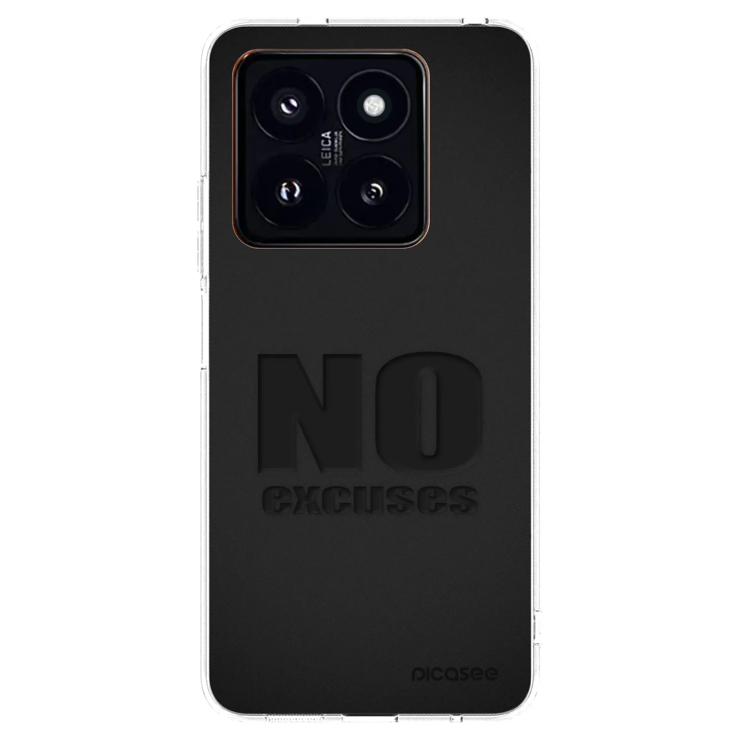 Picasee silikonový průhledný obal pro Xiaomi 14 Pro - No Excuses