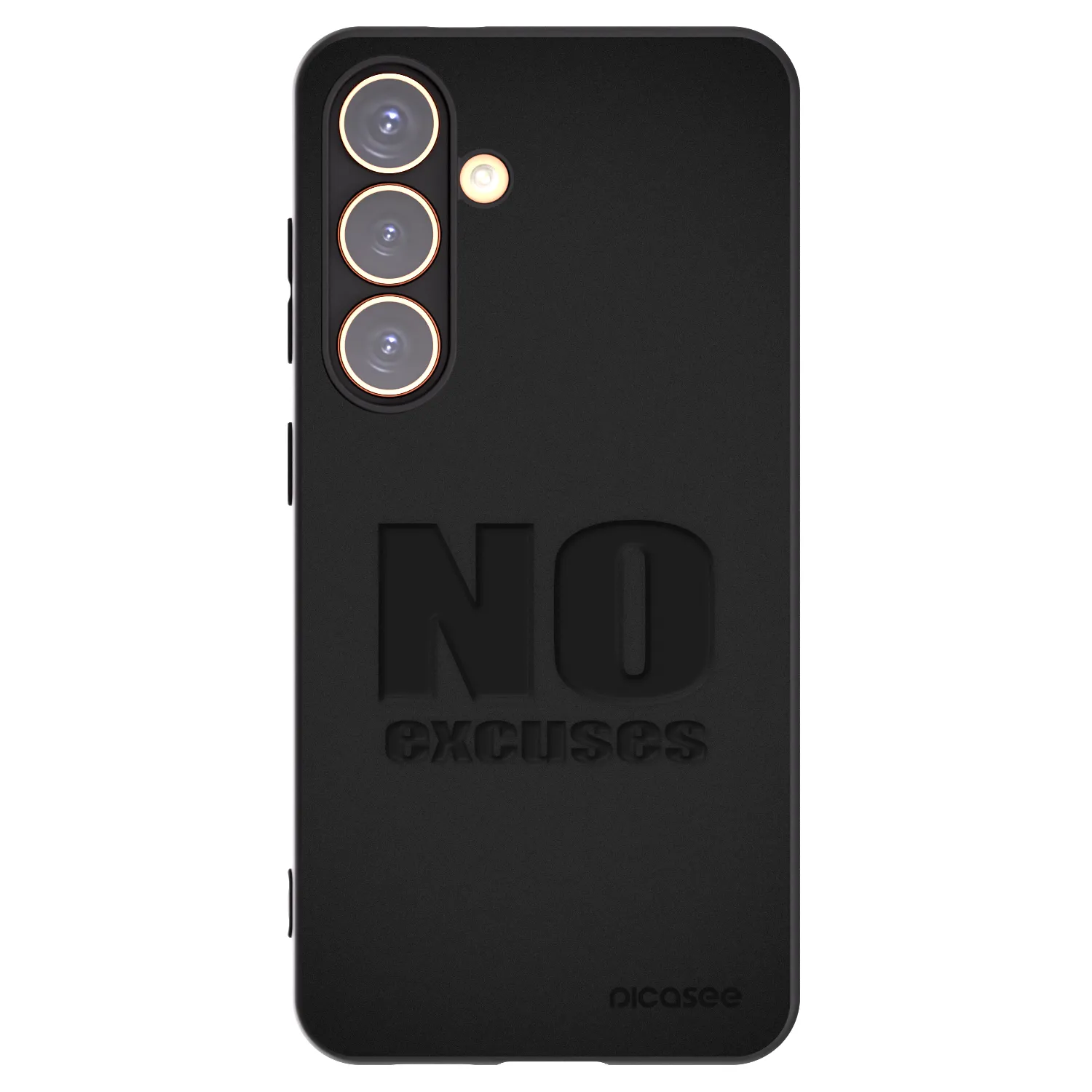Picasee silikonový černý obal pro Samsung Galaxy S24 S921B 5G - No Excuses
