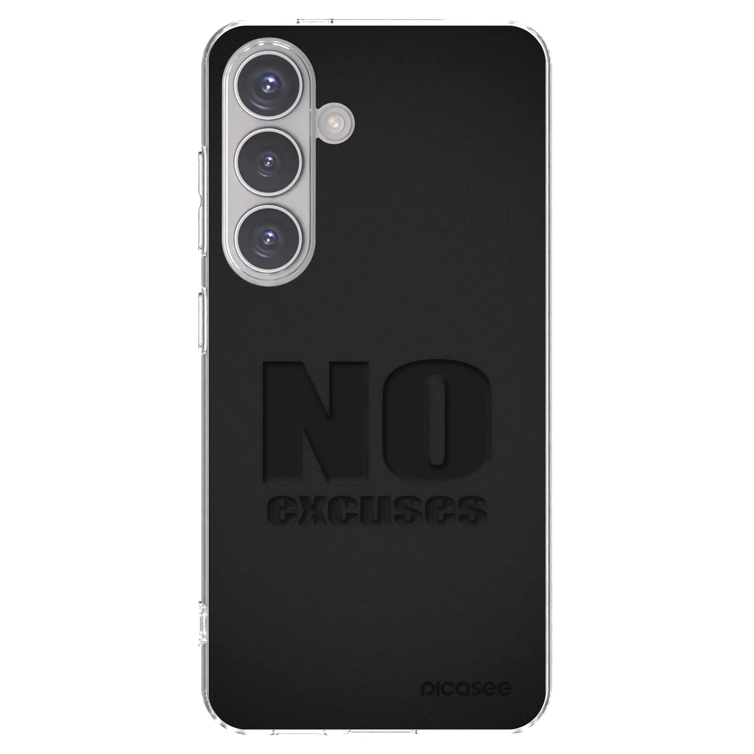 Picasee silikonový průhledný obal pro Samsung Galaxy S24 S921B 5G - No Excuses