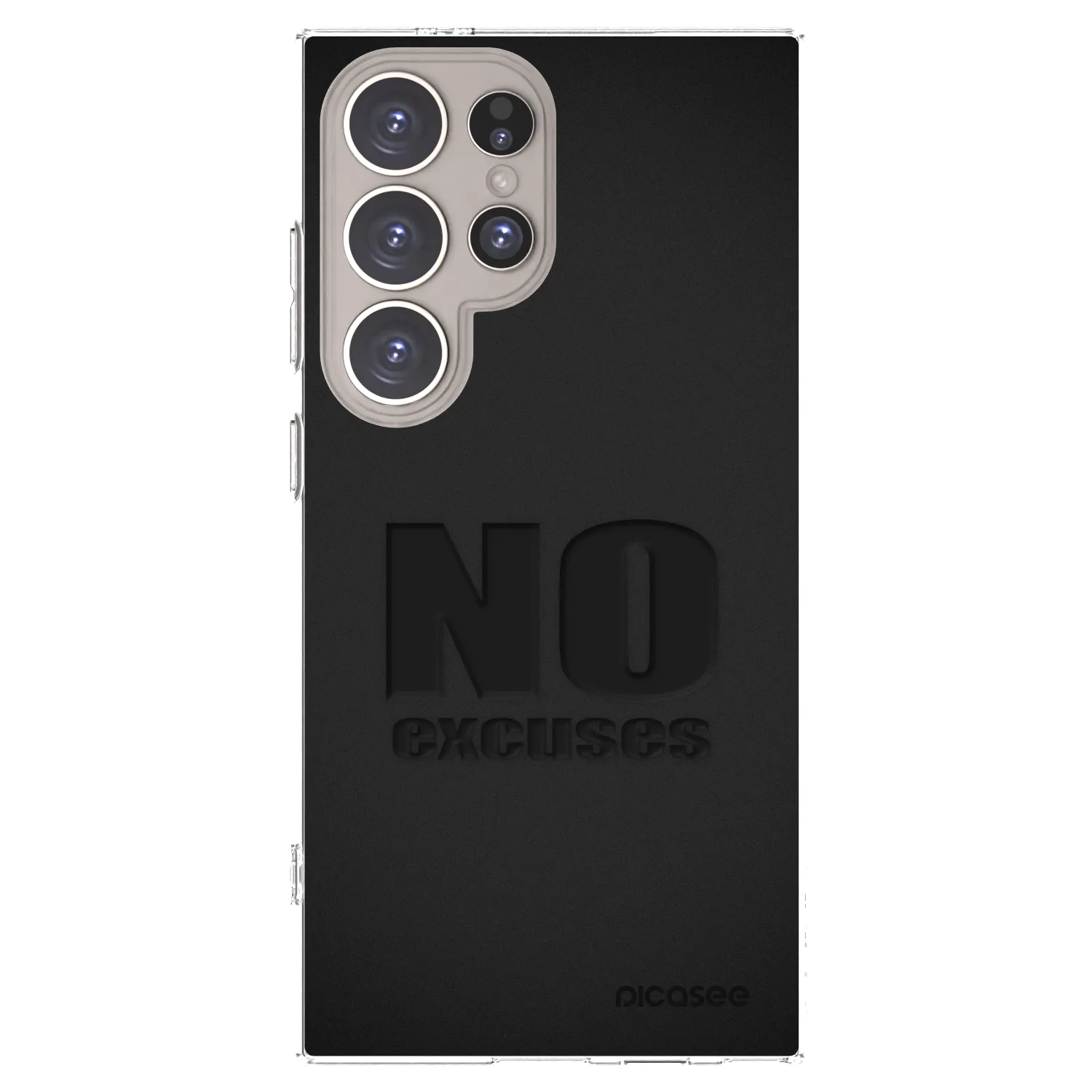 Picasee silikonový průhledný obal pro Samsung Galaxy S24 Ultra S928B 5G - No Excuses