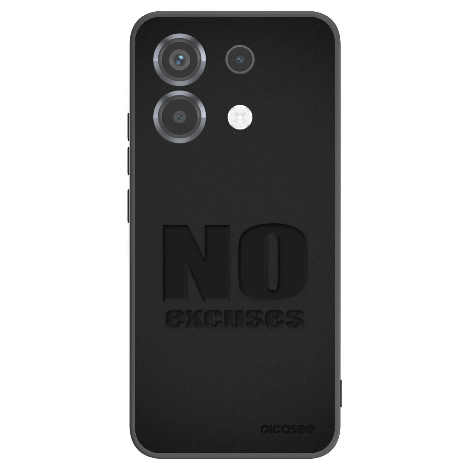 Picasee silikonový černý obal pro Xiaomi Poco X6 - No Excuses