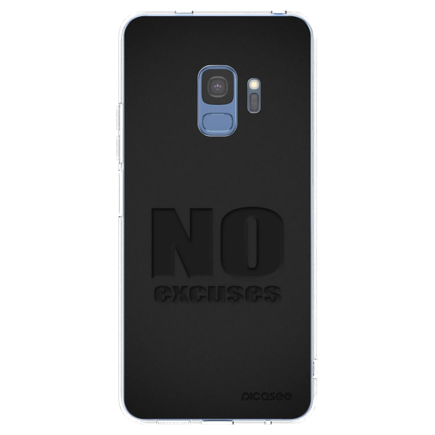 Picasee silikonový průhledný obal pro Samsung Galaxy S9 G960F - No Excuses