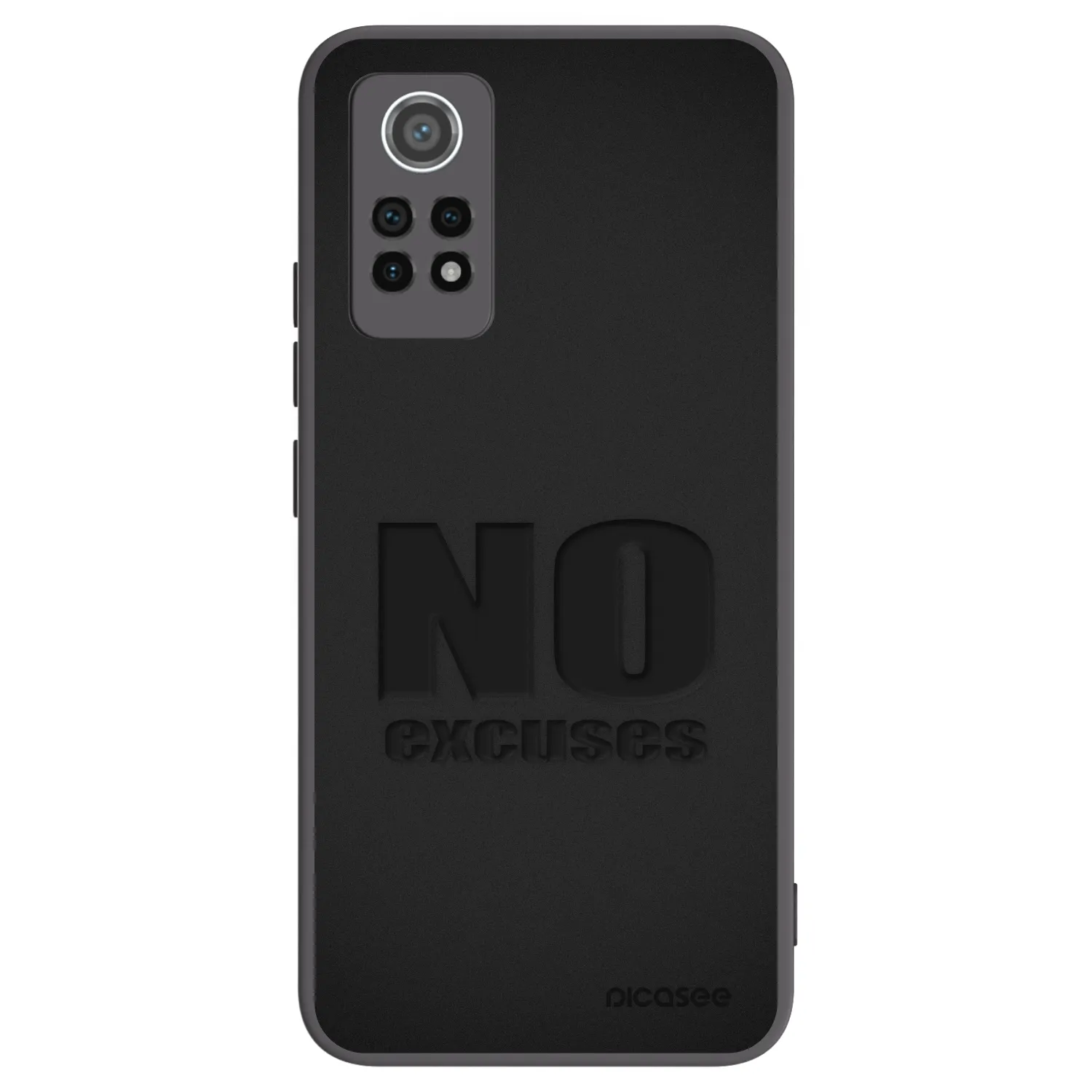 Picasee silikonový černý obal pro Xiaomi Redmi Note 12 Pro 4G - No Excuses