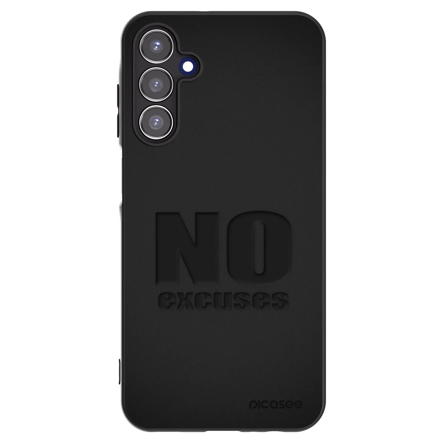 Picasee silikonový černý obal pro Samsung Galaxy A15 A155F 4G - No Excuses
