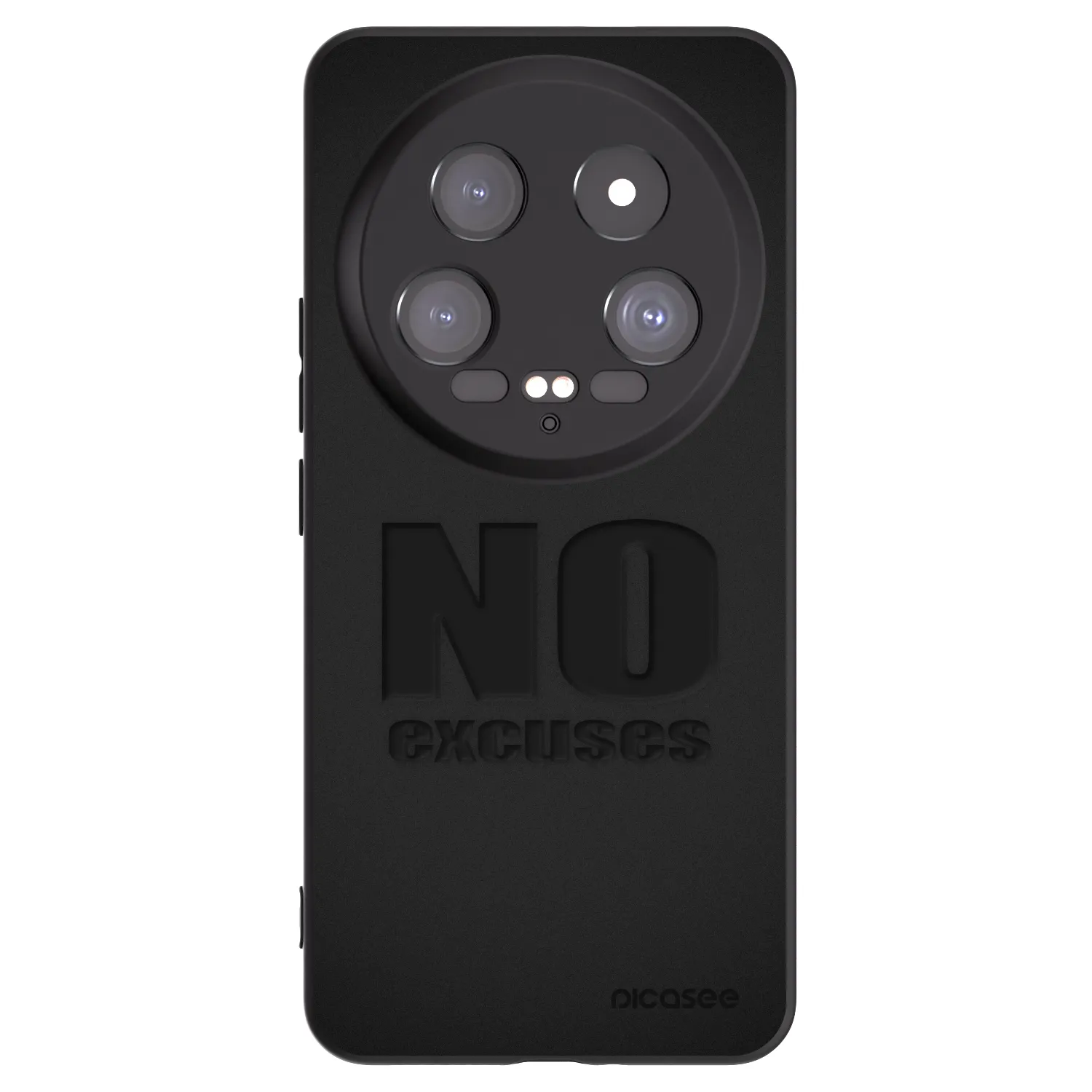 Picasee silikonový černý obal pro Xiaomi 14 Ultra - No Excuses