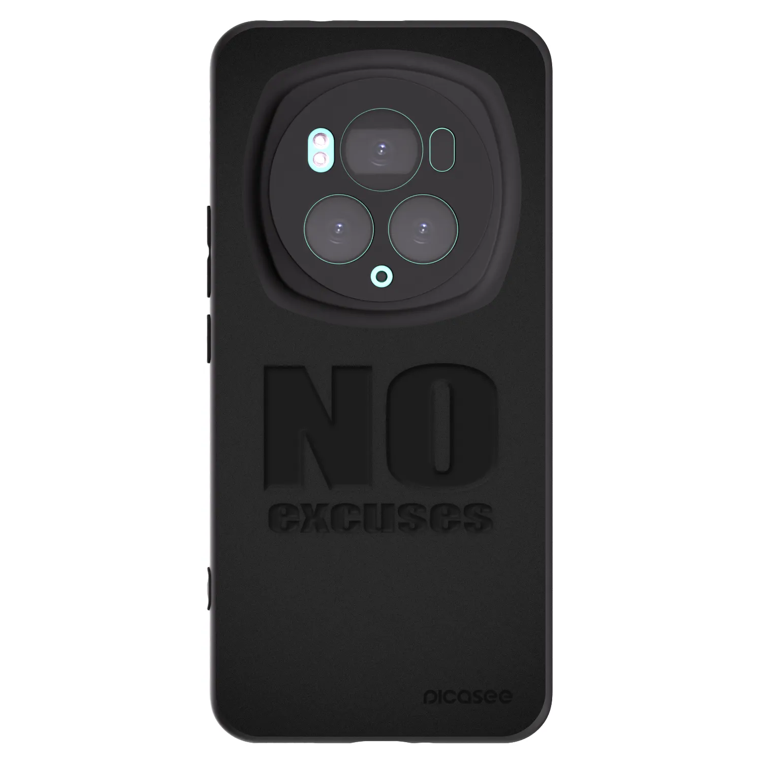 Picasee silikonový černý obal pro Honor Magic6 Pro - No Excuses