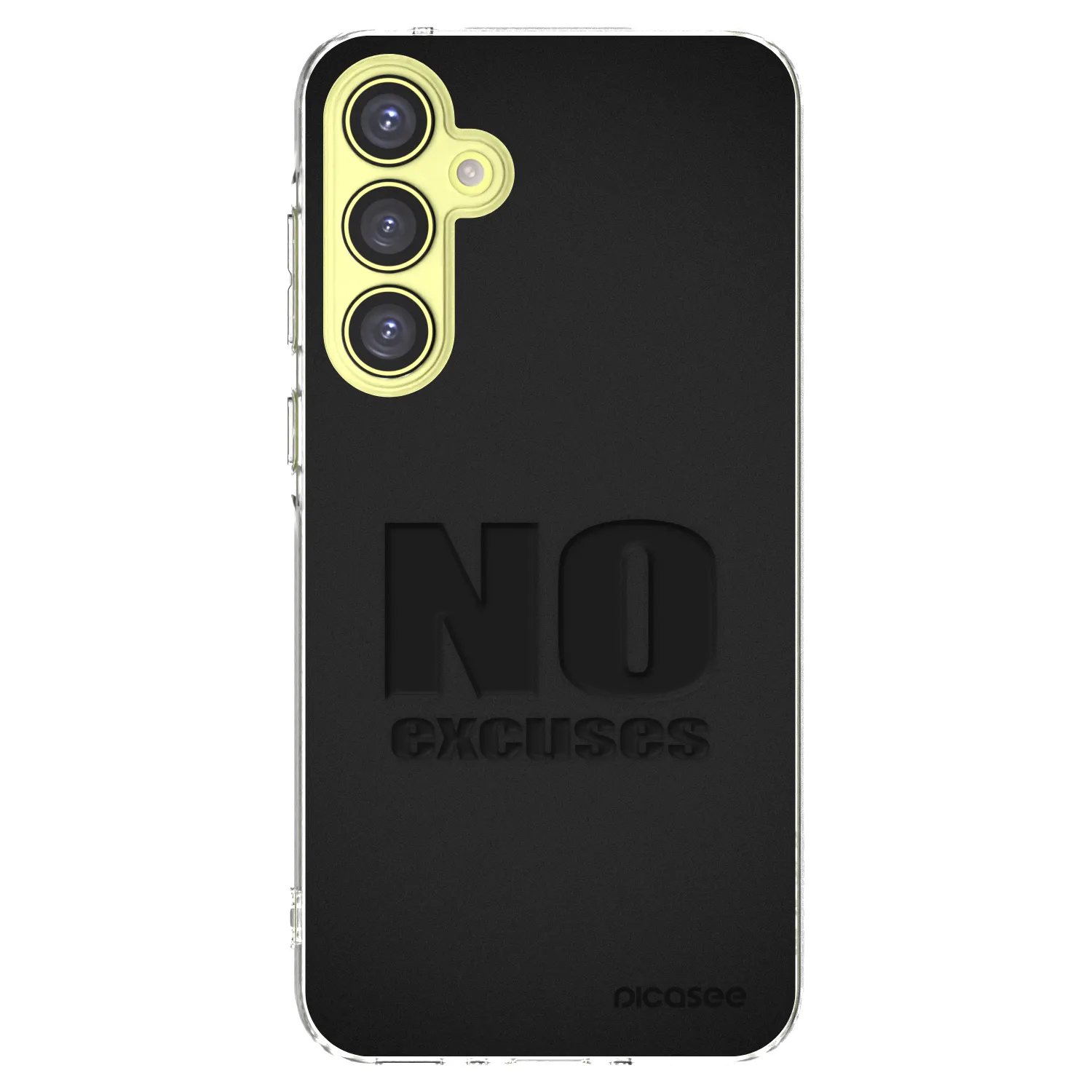 Picasee silikonový průhledný obal pro Samsung Galaxy A35 5G A356B - No Excuses